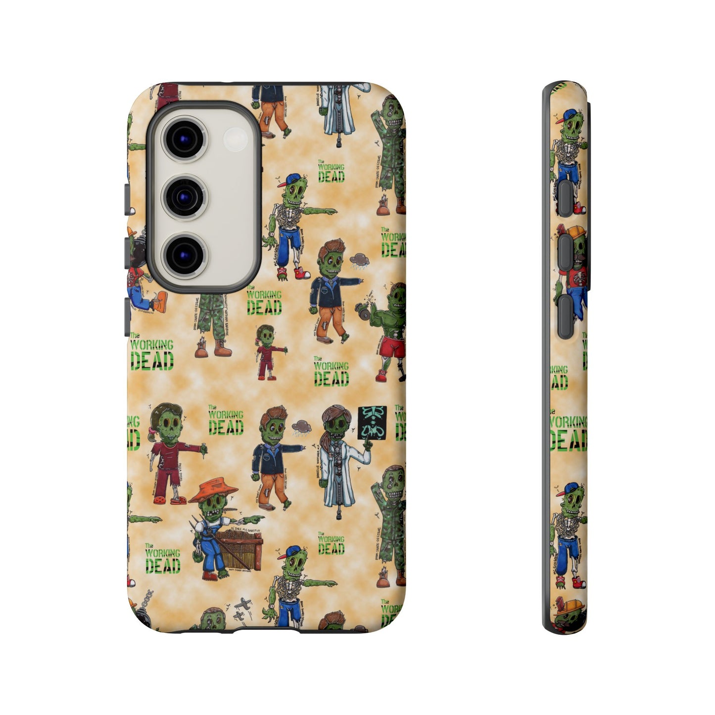 Orange Edition! The Working Dead Complete Series One Tough Case For Pixel, iPhone, and Samsung!