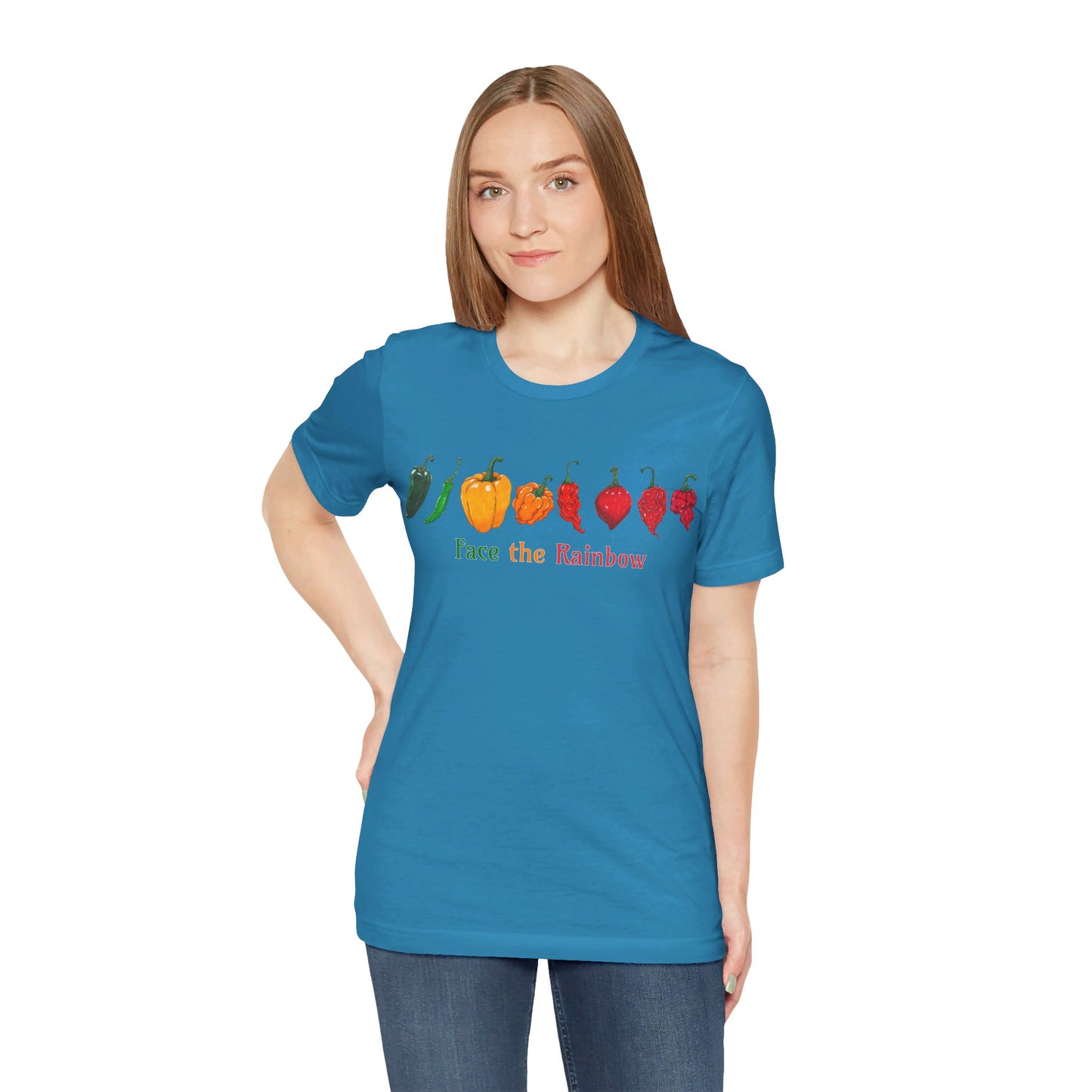 Face the Rainbow Hot Pepper T-Shirt