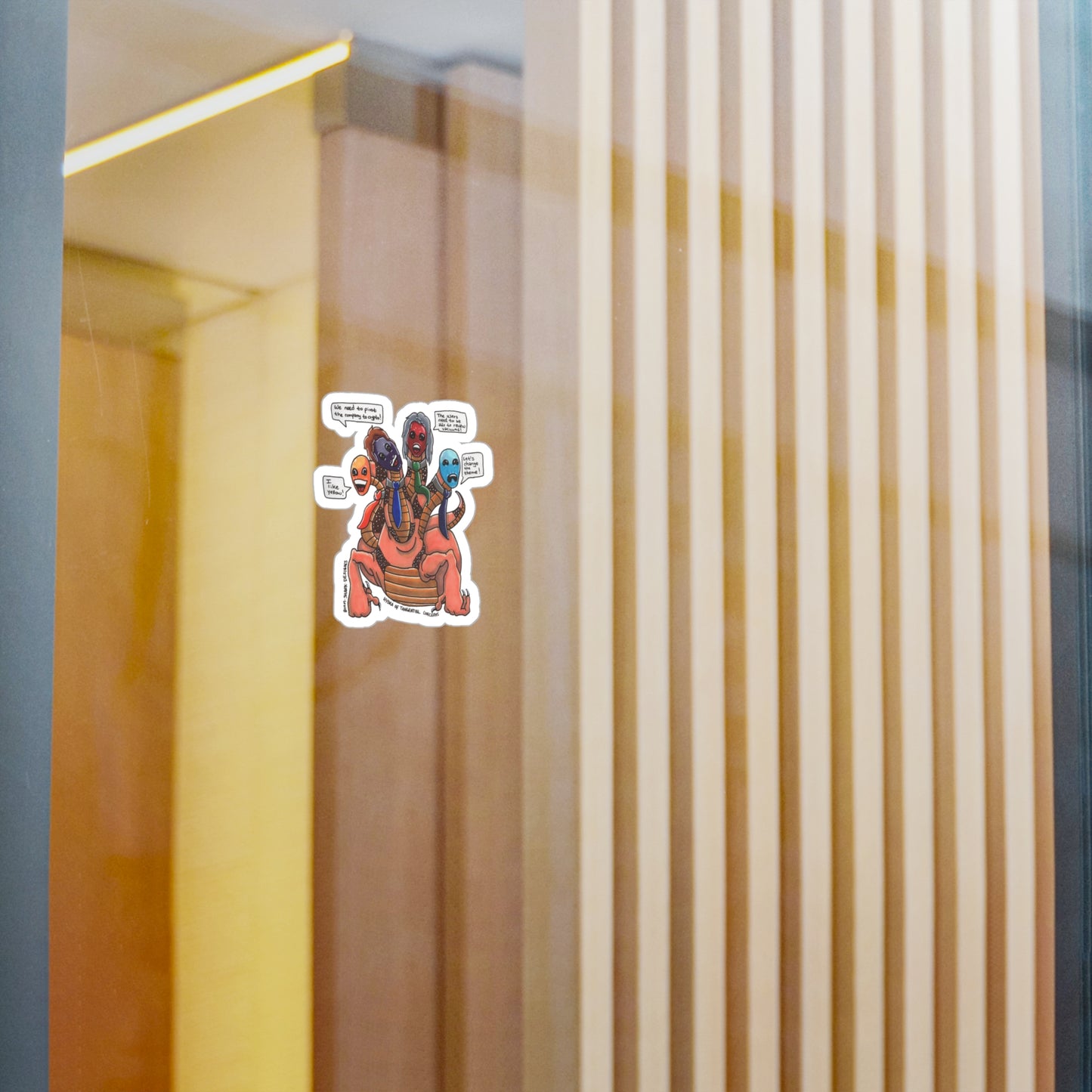 Monsters in my Project — Tangent Hydra Removable Sticker Decal