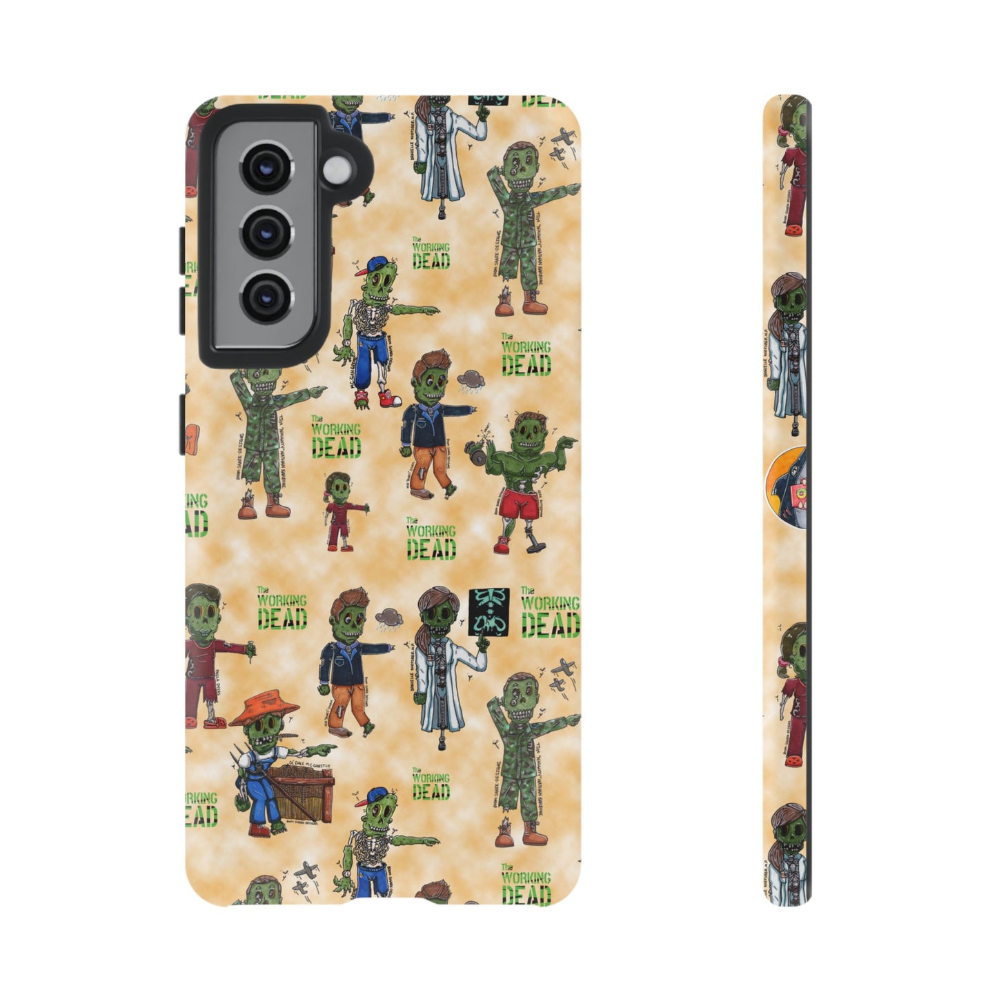 Orange Edition! The Working Dead Complete Series One Tough Case For Pixel, iPhone, and Samsung!