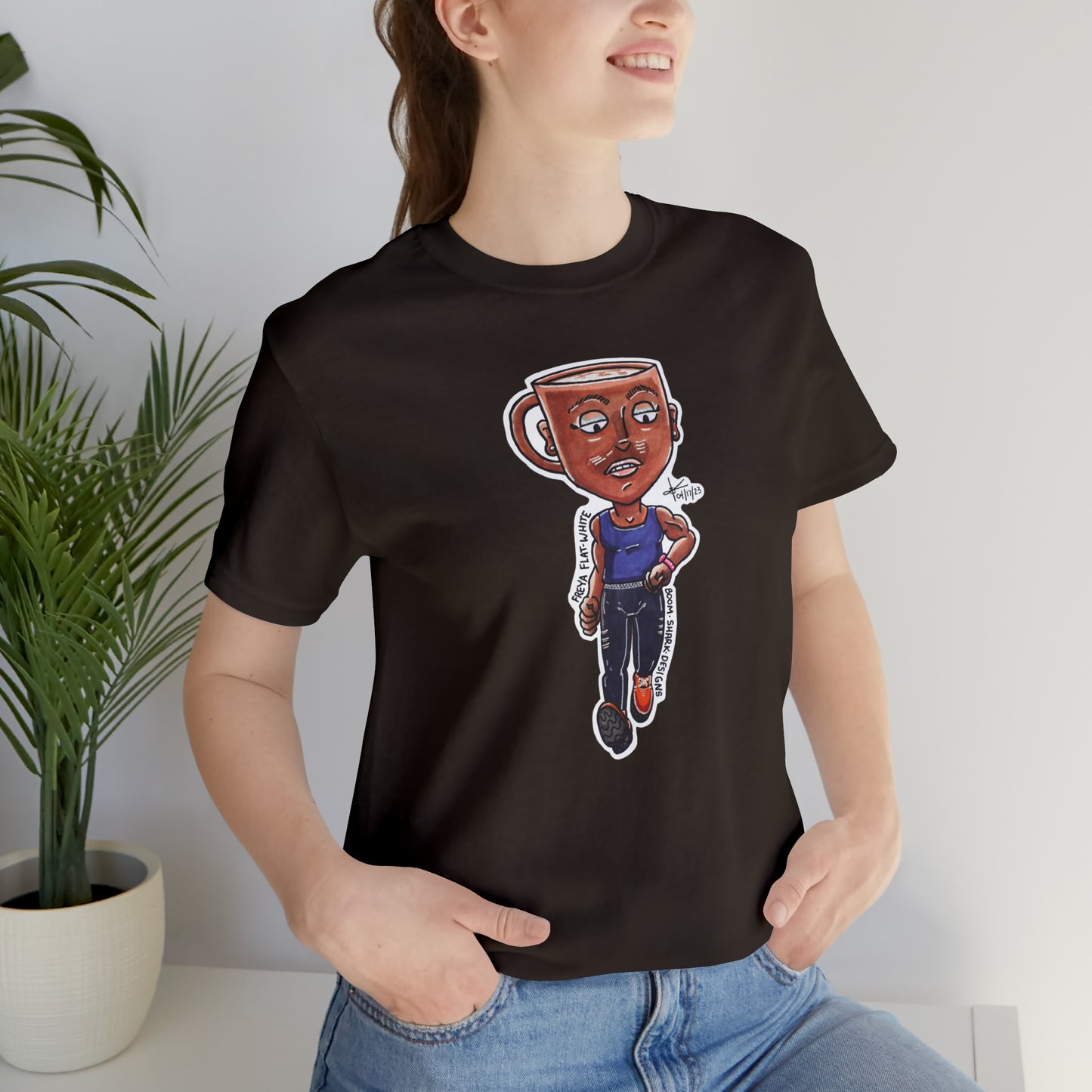 Brew Boos — Freya Flat White Tee