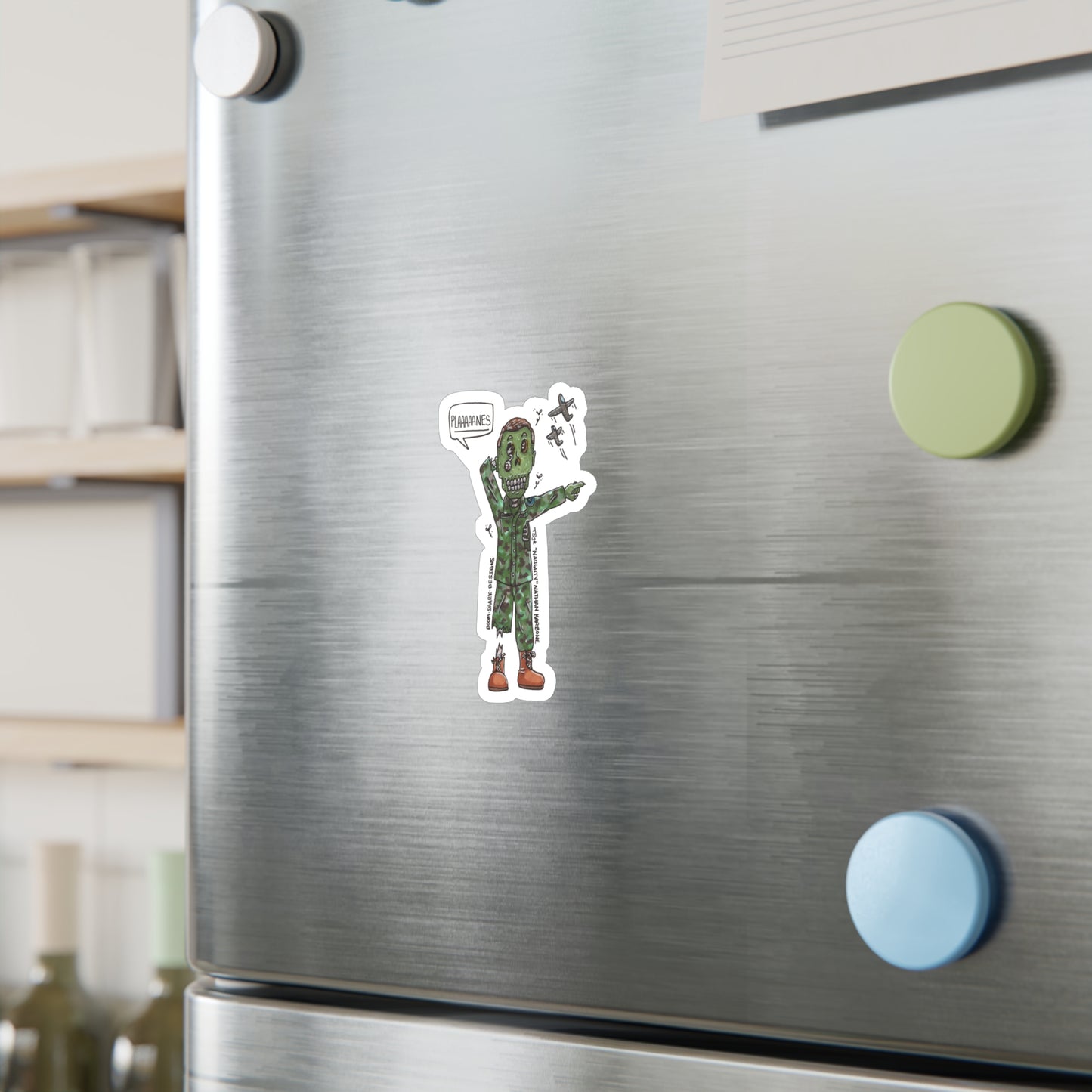 The Working Dead—TSgt "Naughty" Nathan Karbone Removable Sticker Decal