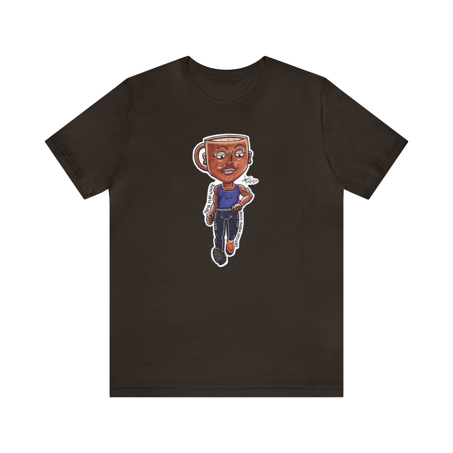 Brew Boos — Freya Flat White Tee