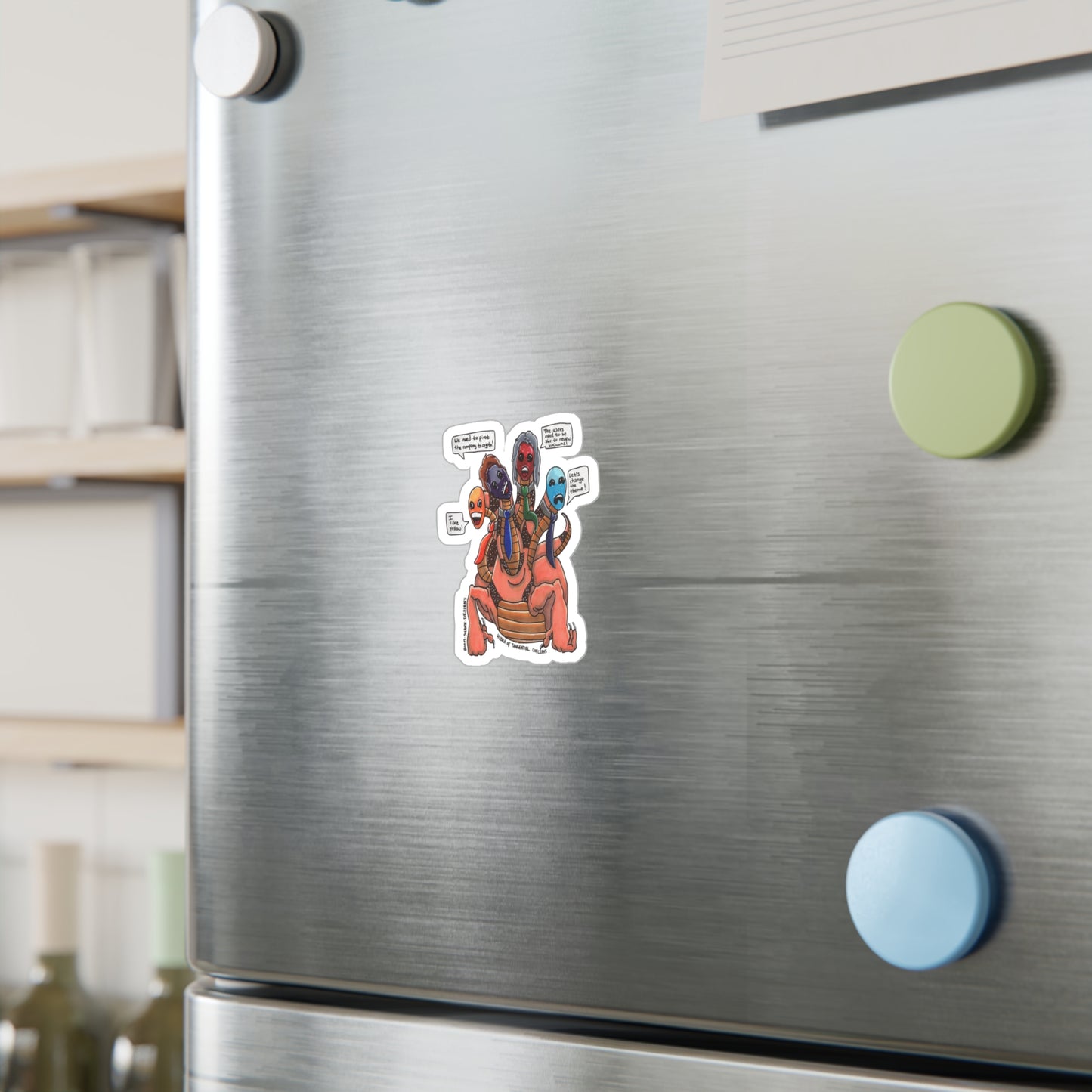 Monsters in my Project — Tangent Hydra Removable Sticker Decal