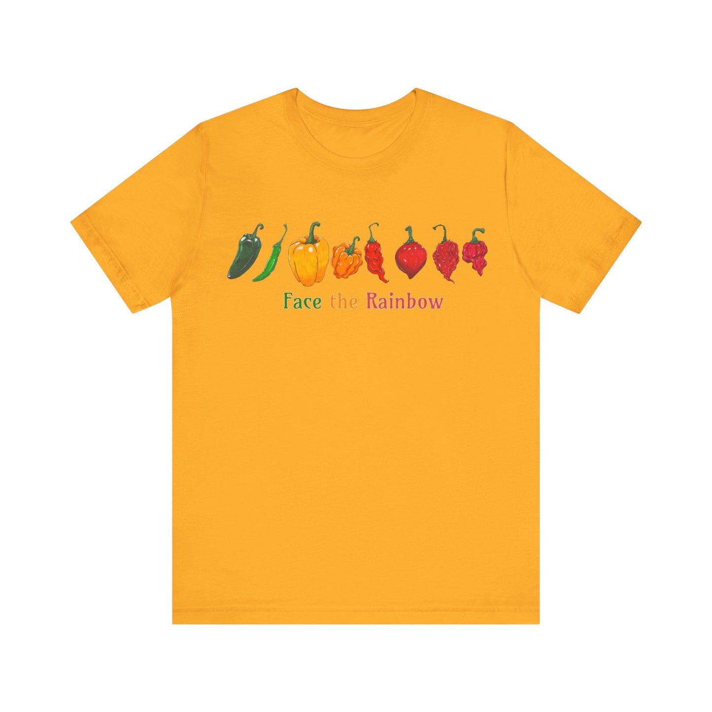 Face the Rainbow Hot Pepper T-Shirt