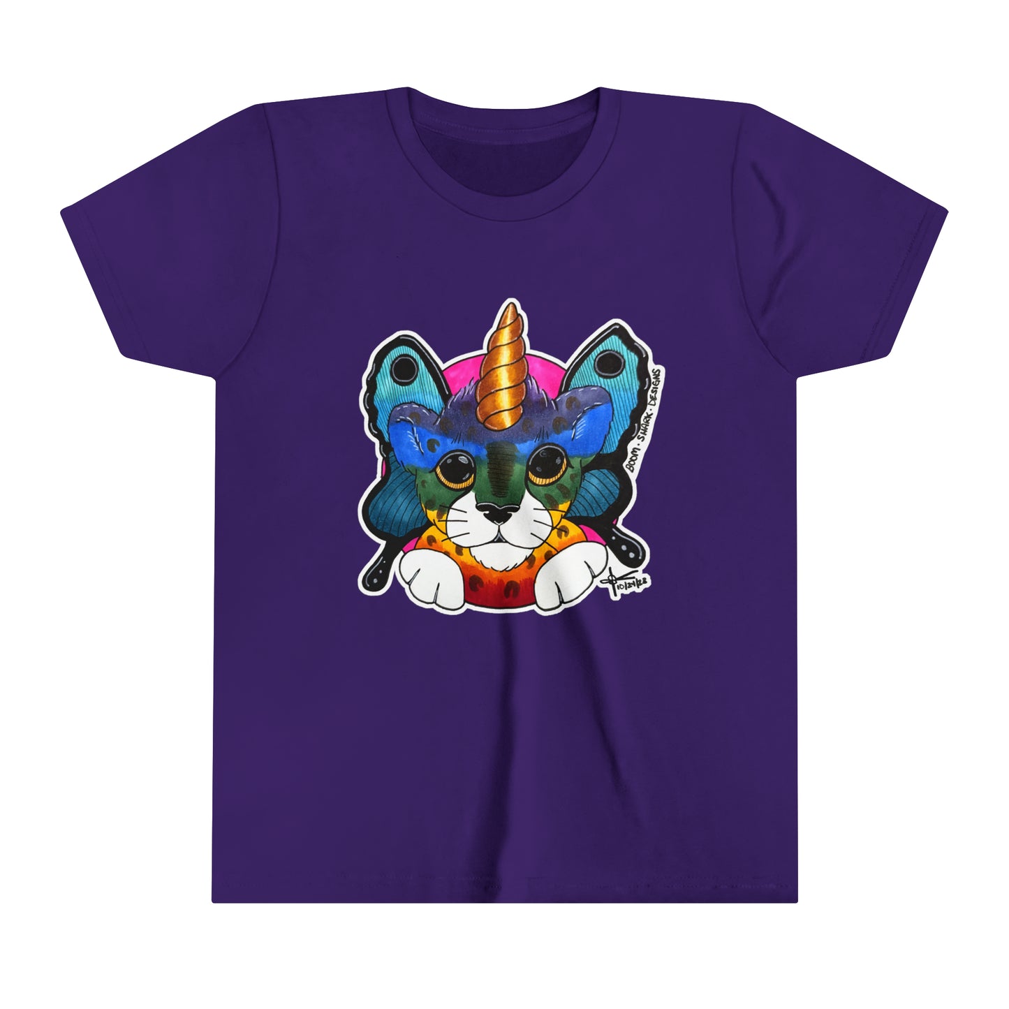THE Rainbow Cheetah Unicorn Butterfly Kids Tee