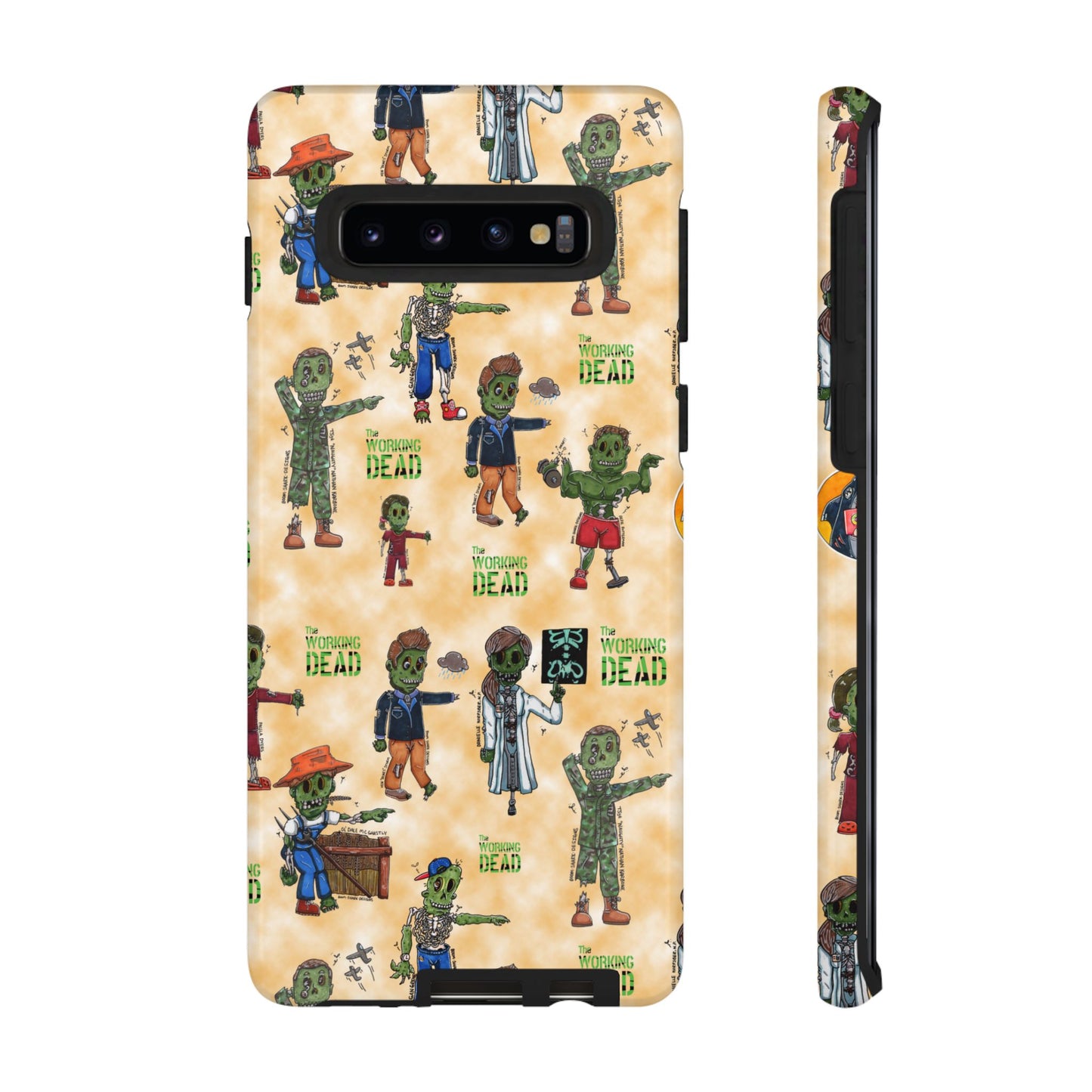 Orange Edition! The Working Dead Complete Series One Tough Case For Pixel, iPhone, and Samsung!