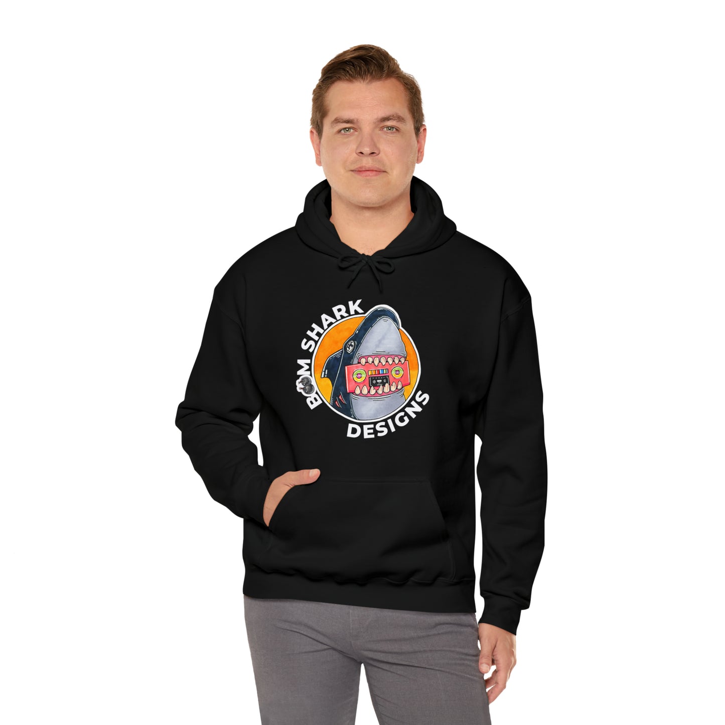 Boomer The Shark Hooded Sweatshirt