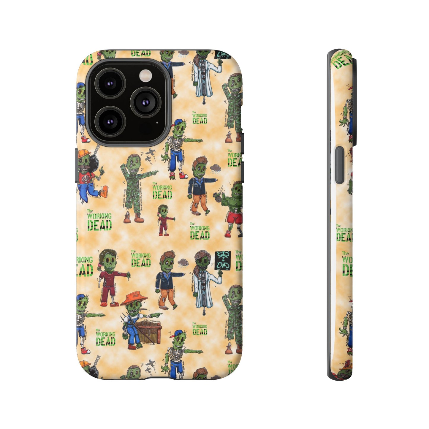 Orange Edition! The Working Dead Complete Series One Tough Case For Pixel, iPhone, and Samsung!