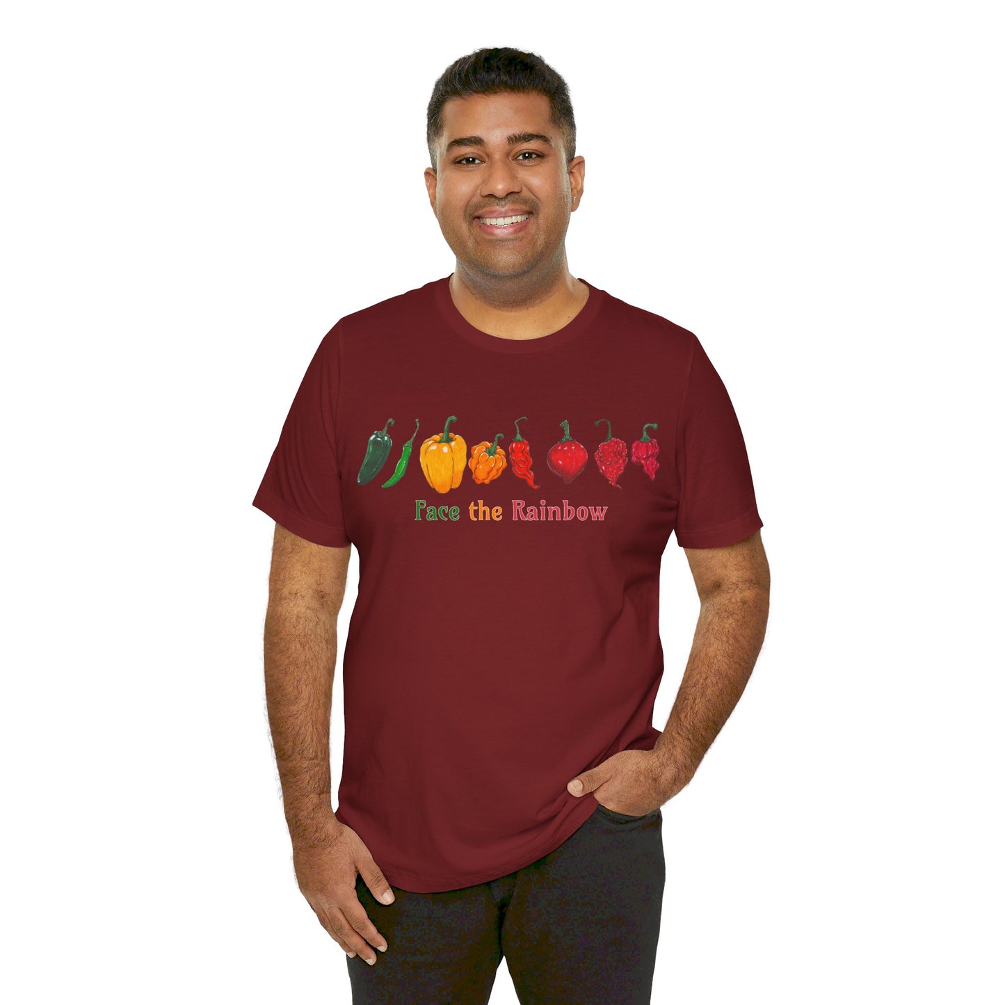 Face the Rainbow Hot Pepper T-Shirt