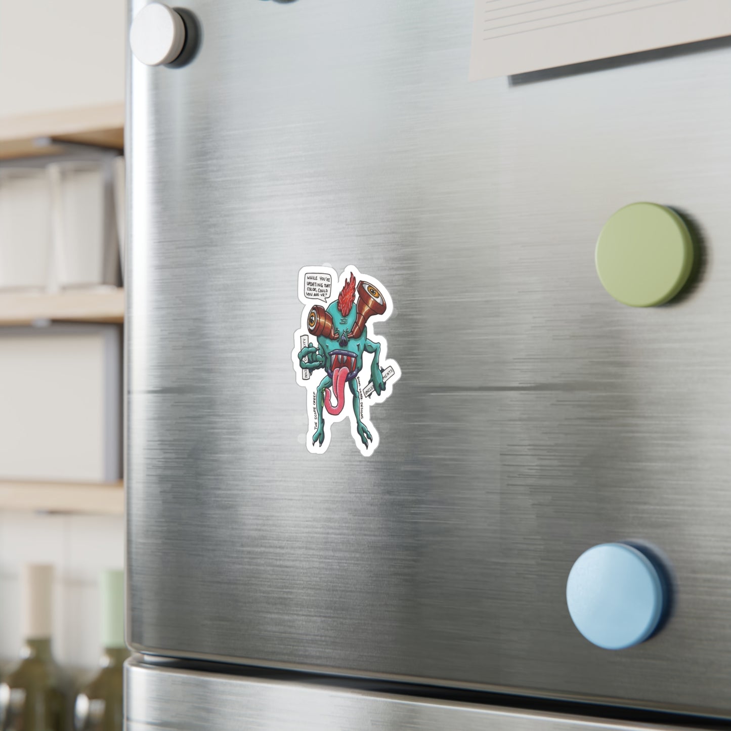 Monsters in my Project — Scope Creep Monster Removable Sticker Decal