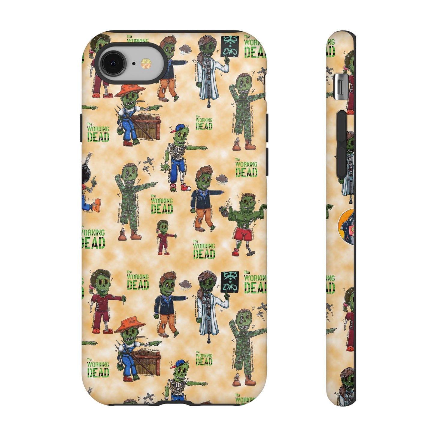 Orange Edition! The Working Dead Complete Series One Tough Case For Pixel, iPhone, and Samsung!