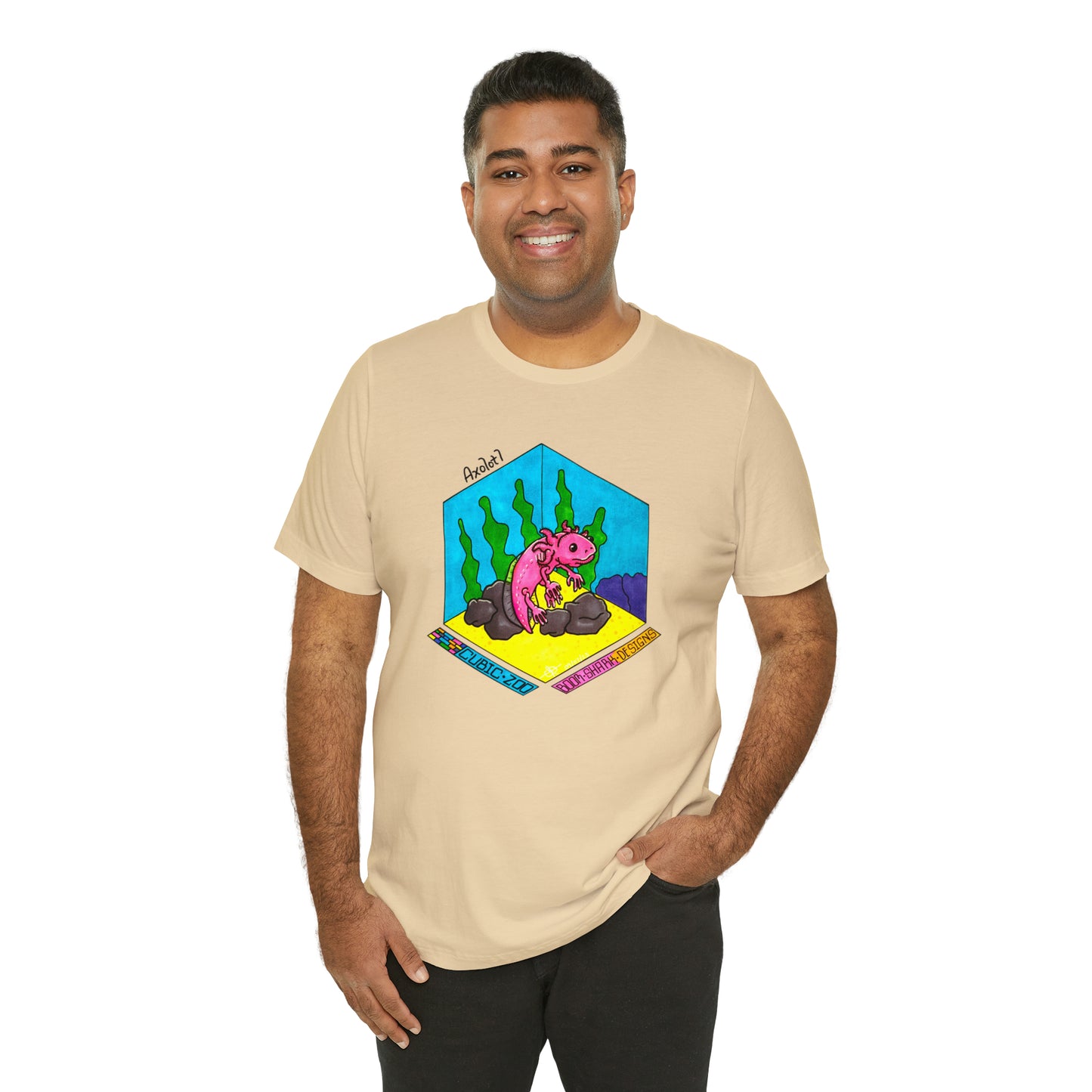 Cubic Zoo - Axolotl Tee