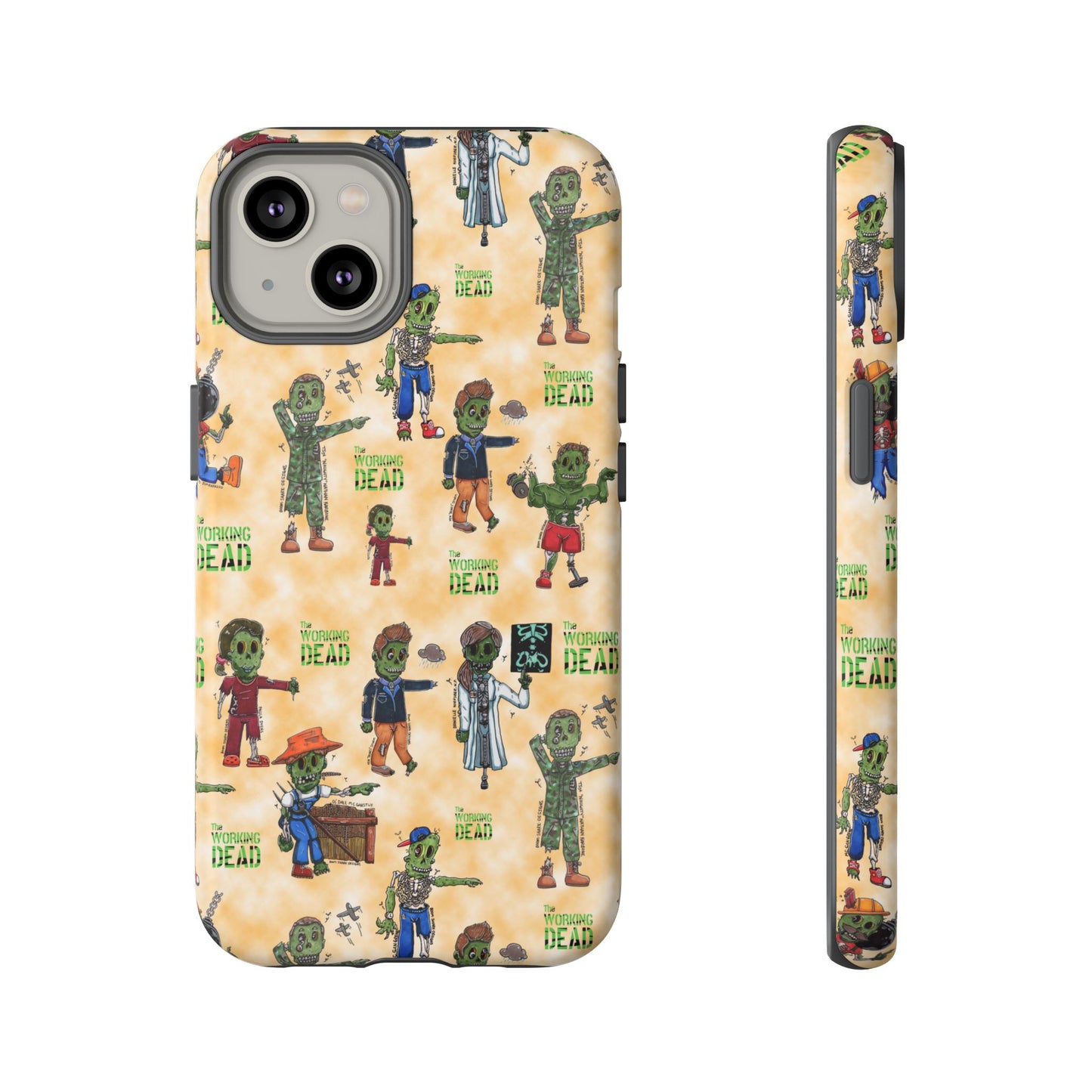 Orange Edition! The Working Dead Complete Series One Tough Case For Pixel, iPhone, and Samsung!