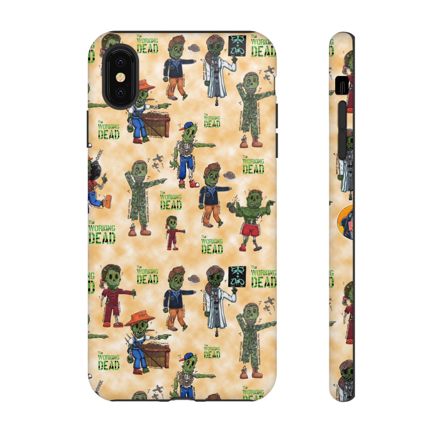 Orange Edition! The Working Dead Complete Series One Tough Case For Pixel, iPhone, and Samsung!