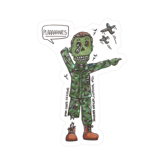 The Working Dead—TSgt "Naughty" Nathan Karbone Removable Sticker Decal