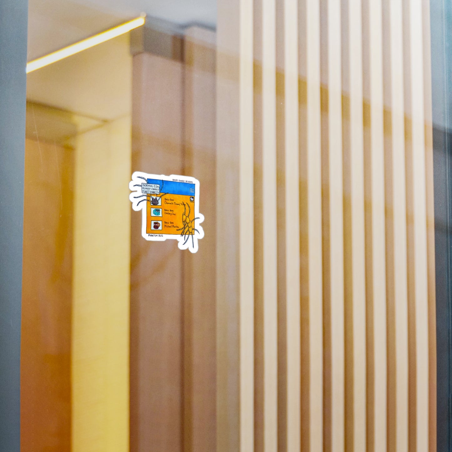 Monsters in my Project — Phantom Bug Monster Removable Sticker Decal