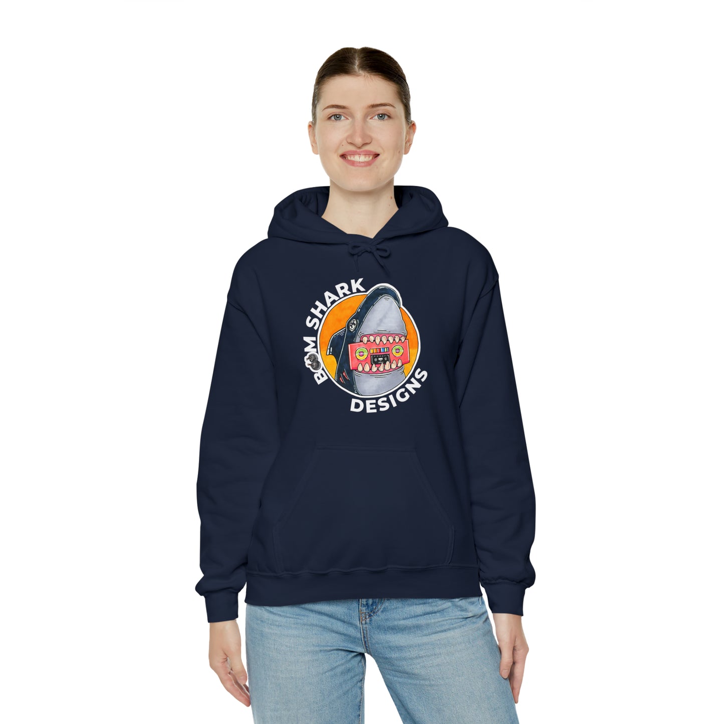 Boomer The Shark Hooded Sweatshirt