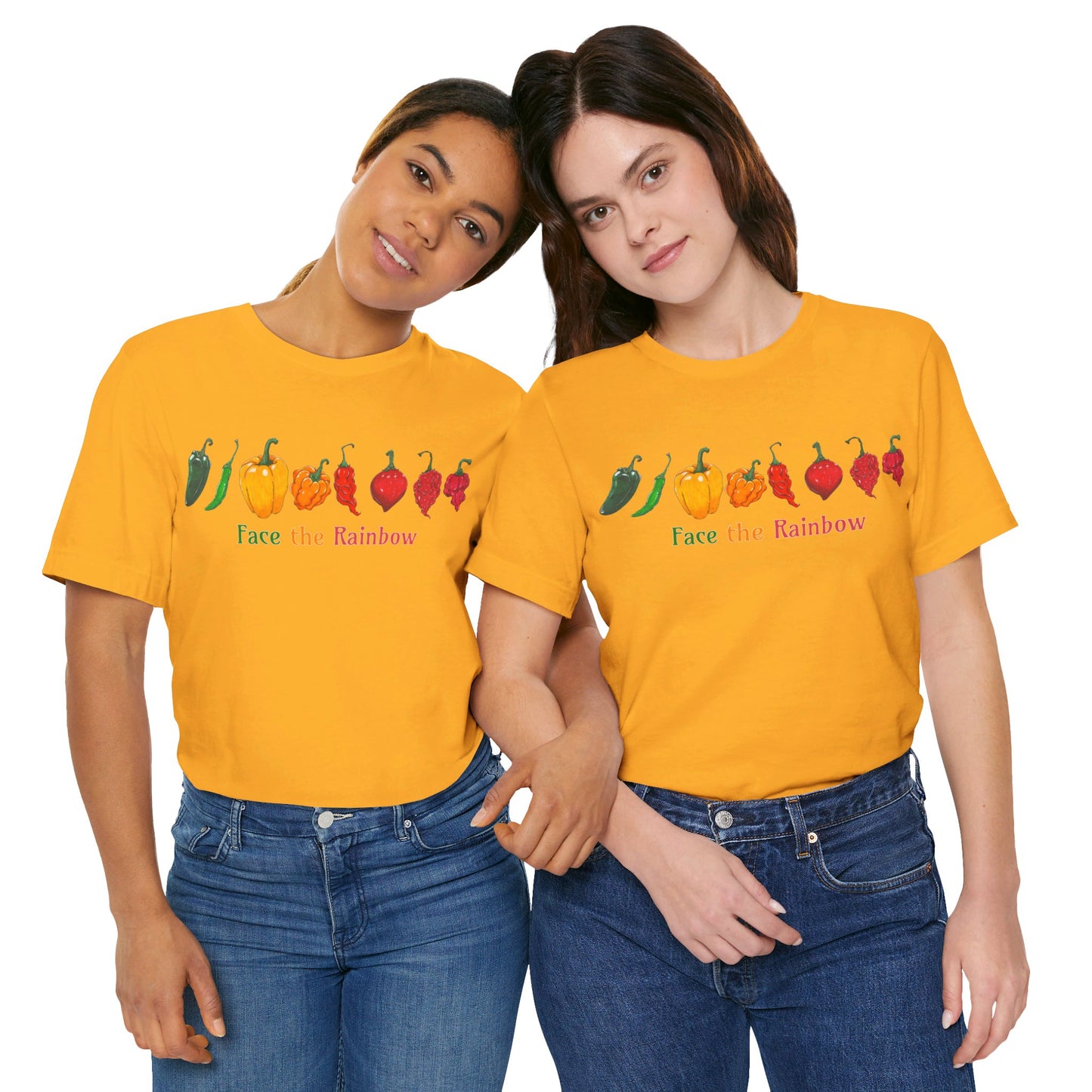 Face the Rainbow Hot Pepper T-Shirt