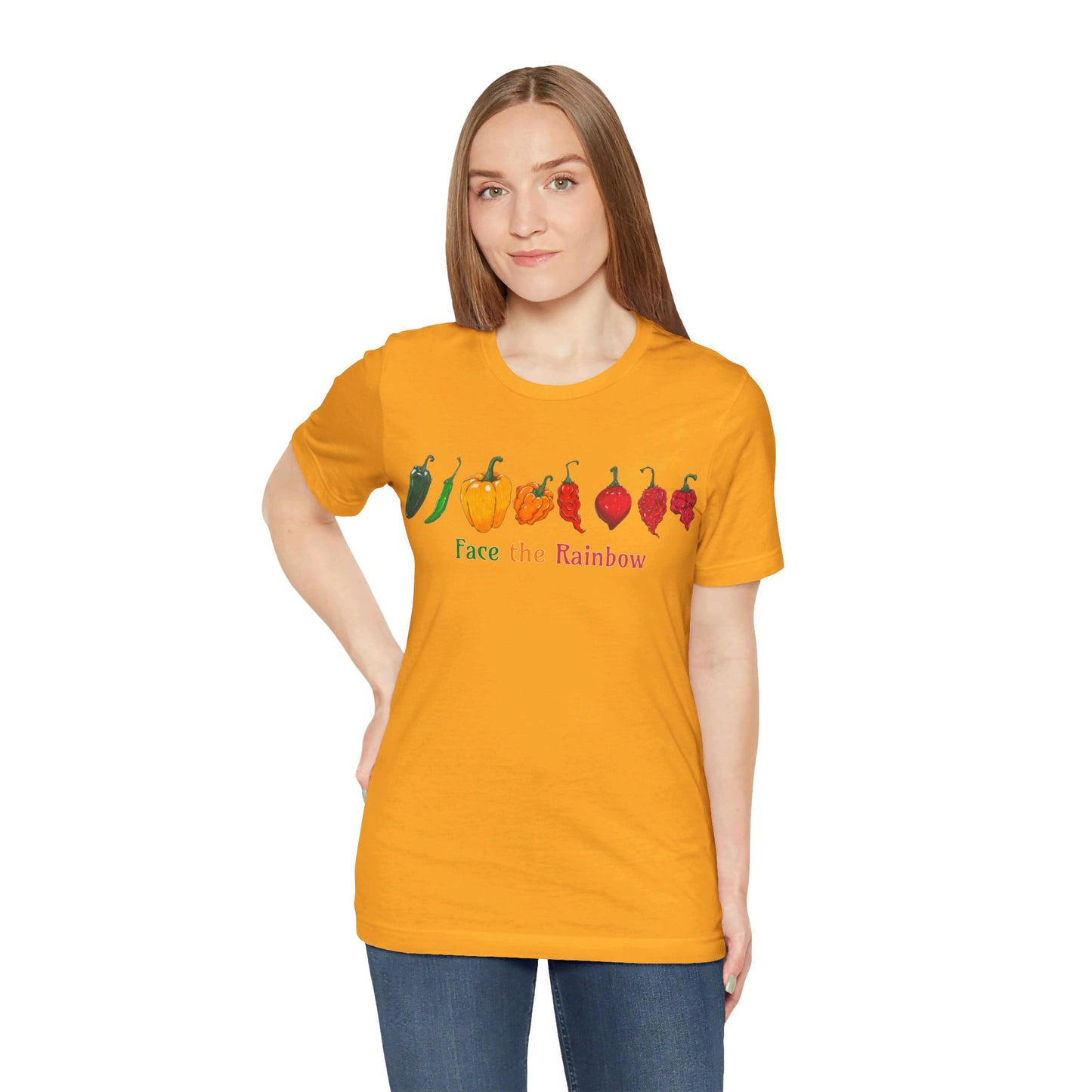 Face the Rainbow Hot Pepper T-Shirt