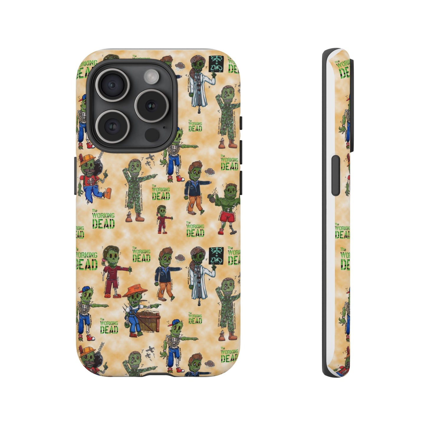 Orange Edition! The Working Dead Complete Series One Tough Case For Pixel, iPhone, and Samsung!