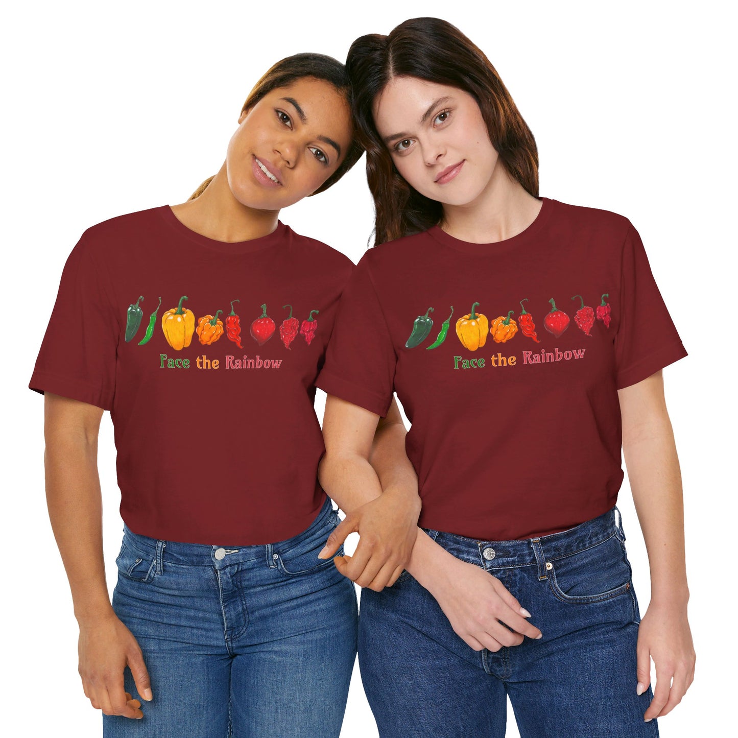 Face the Rainbow Hot Pepper T-Shirt
