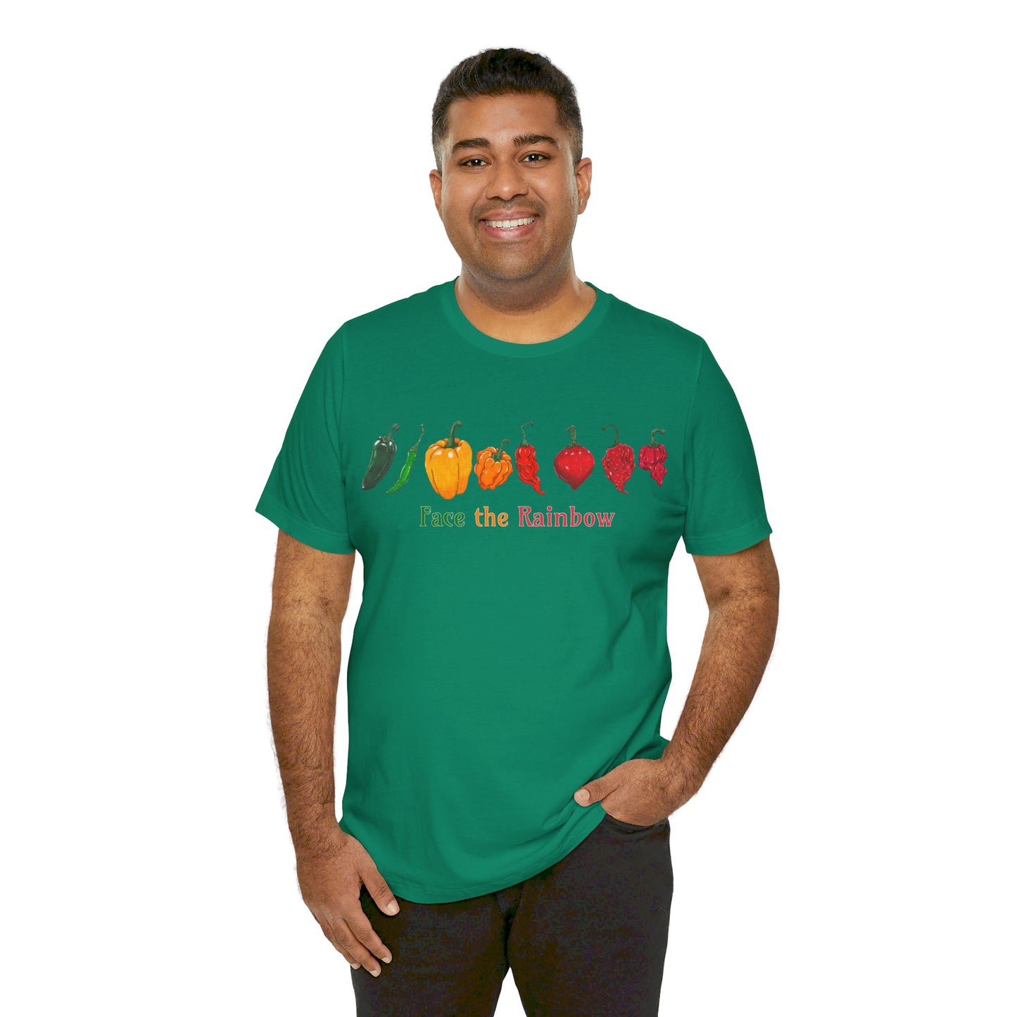 Face the Rainbow Hot Pepper T-Shirt
