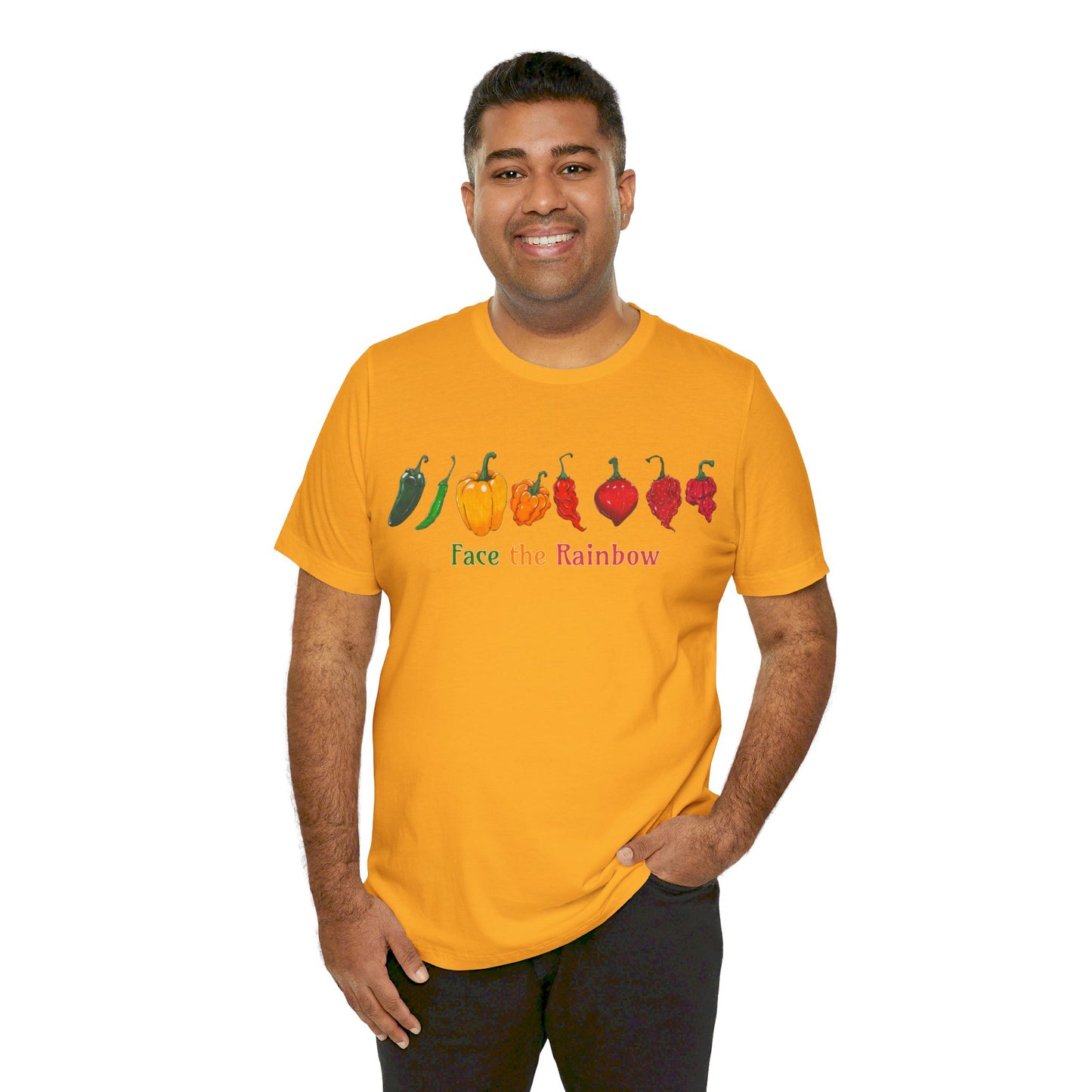 Face the Rainbow Hot Pepper T-Shirt