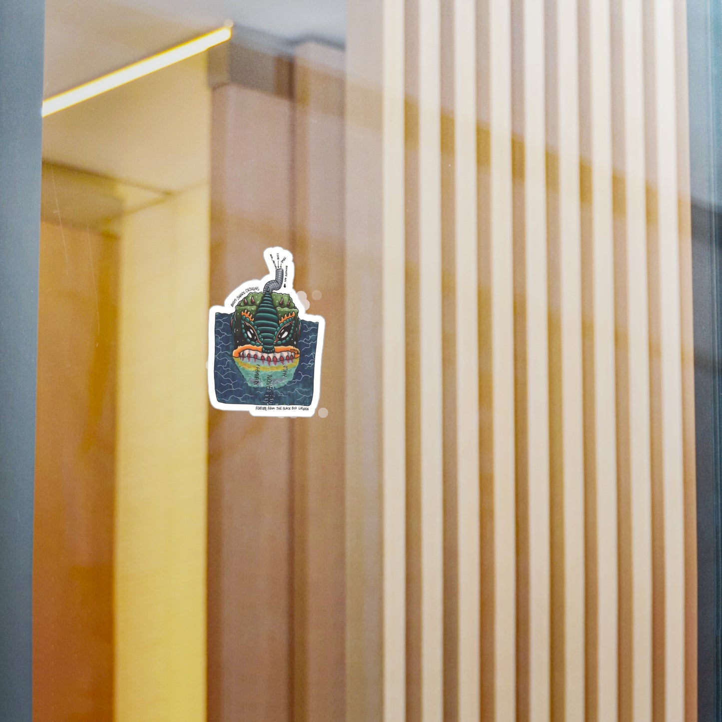 Monsters in my Project — Feature from the Black Box Lagoon Removable Sticker Decal
