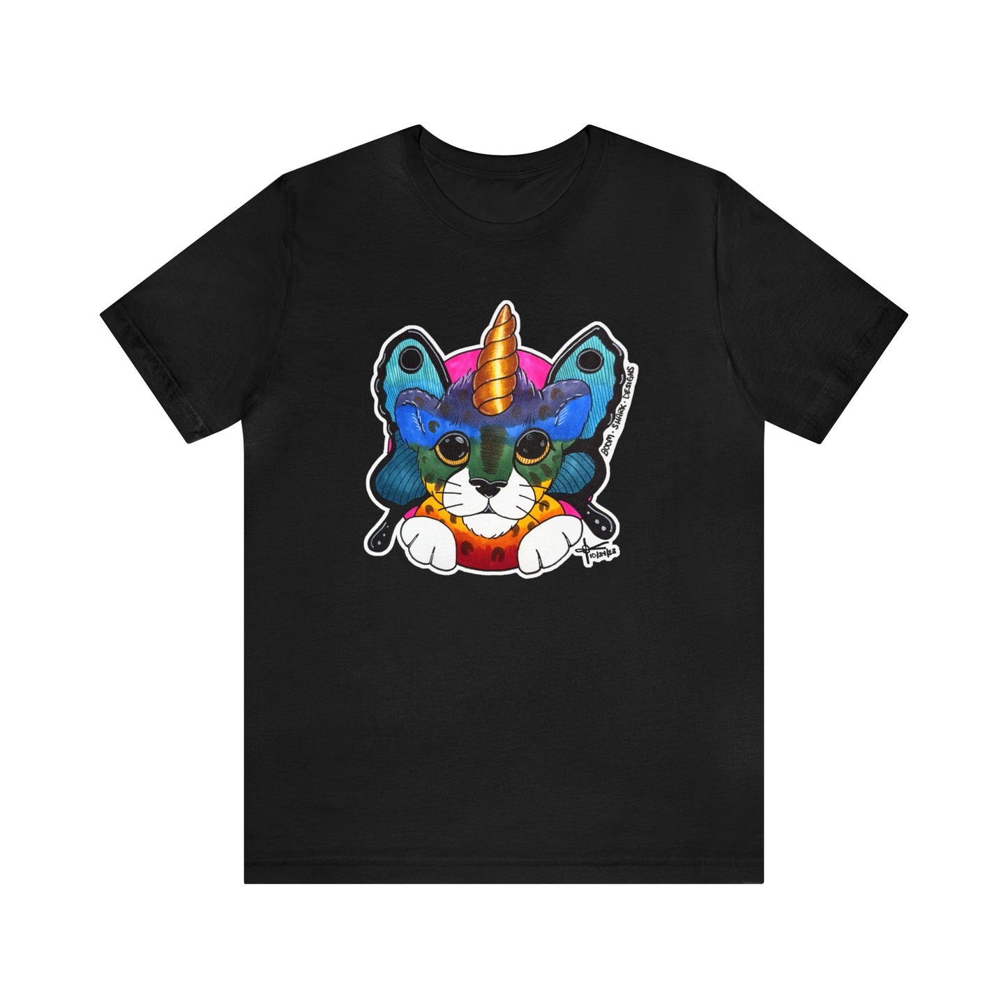 THE Rainbow Cheetah Unicorn Butterfly ADULT Tee