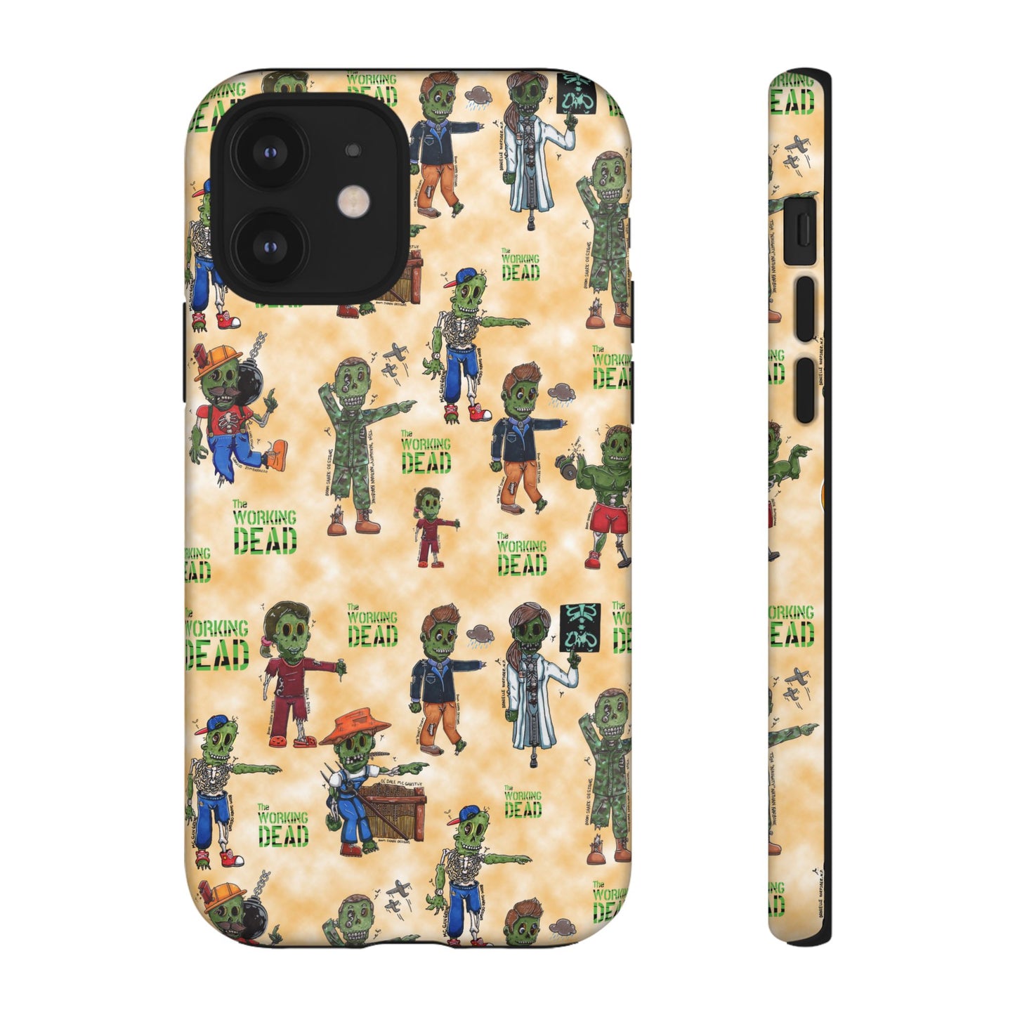 Orange Edition! The Working Dead Complete Series One Tough Case For Pixel, iPhone, and Samsung!