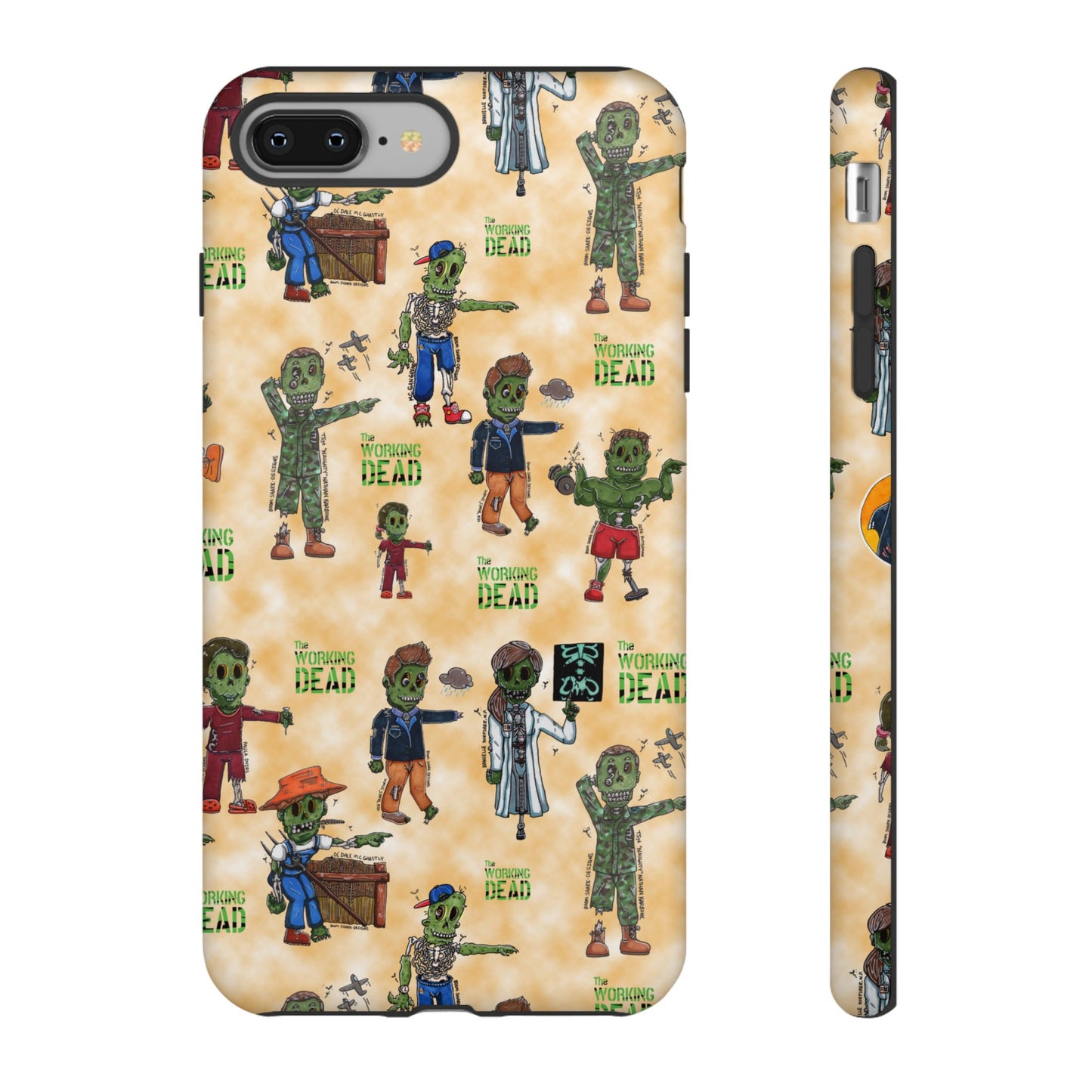 Orange Edition! The Working Dead Complete Series One Tough Case For Pixel, iPhone, and Samsung!