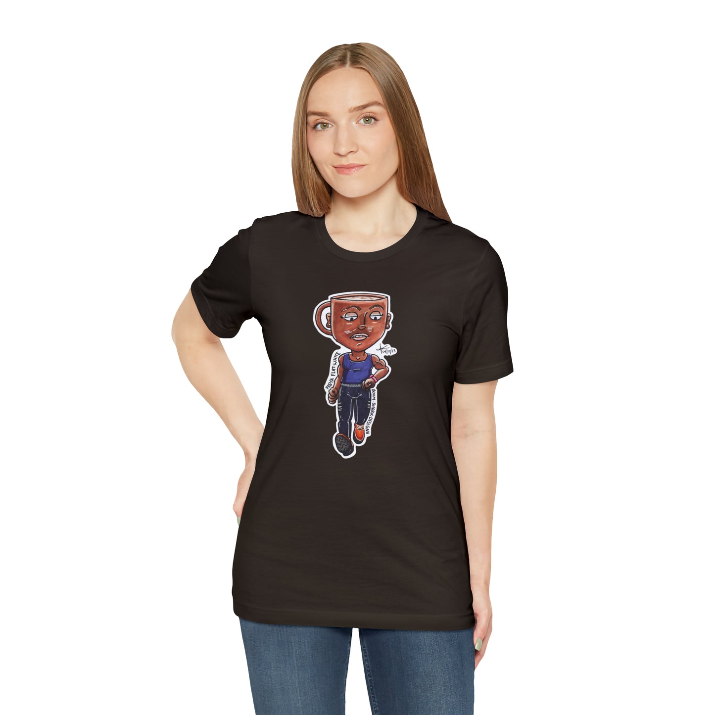 Brew Boos — Freya Flat White Tee