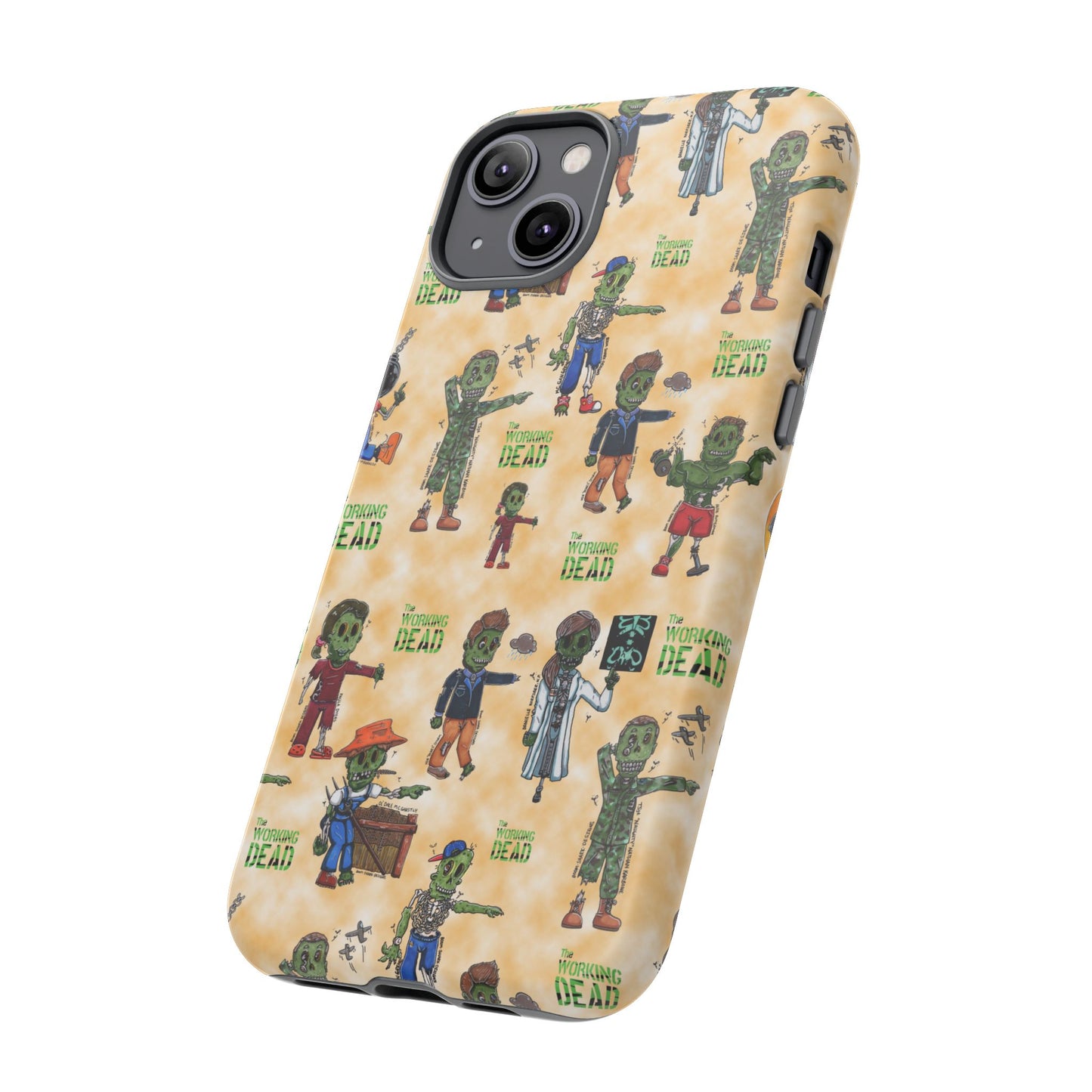 Orange Edition! The Working Dead Complete Series One Tough Case For Pixel, iPhone, and Samsung!