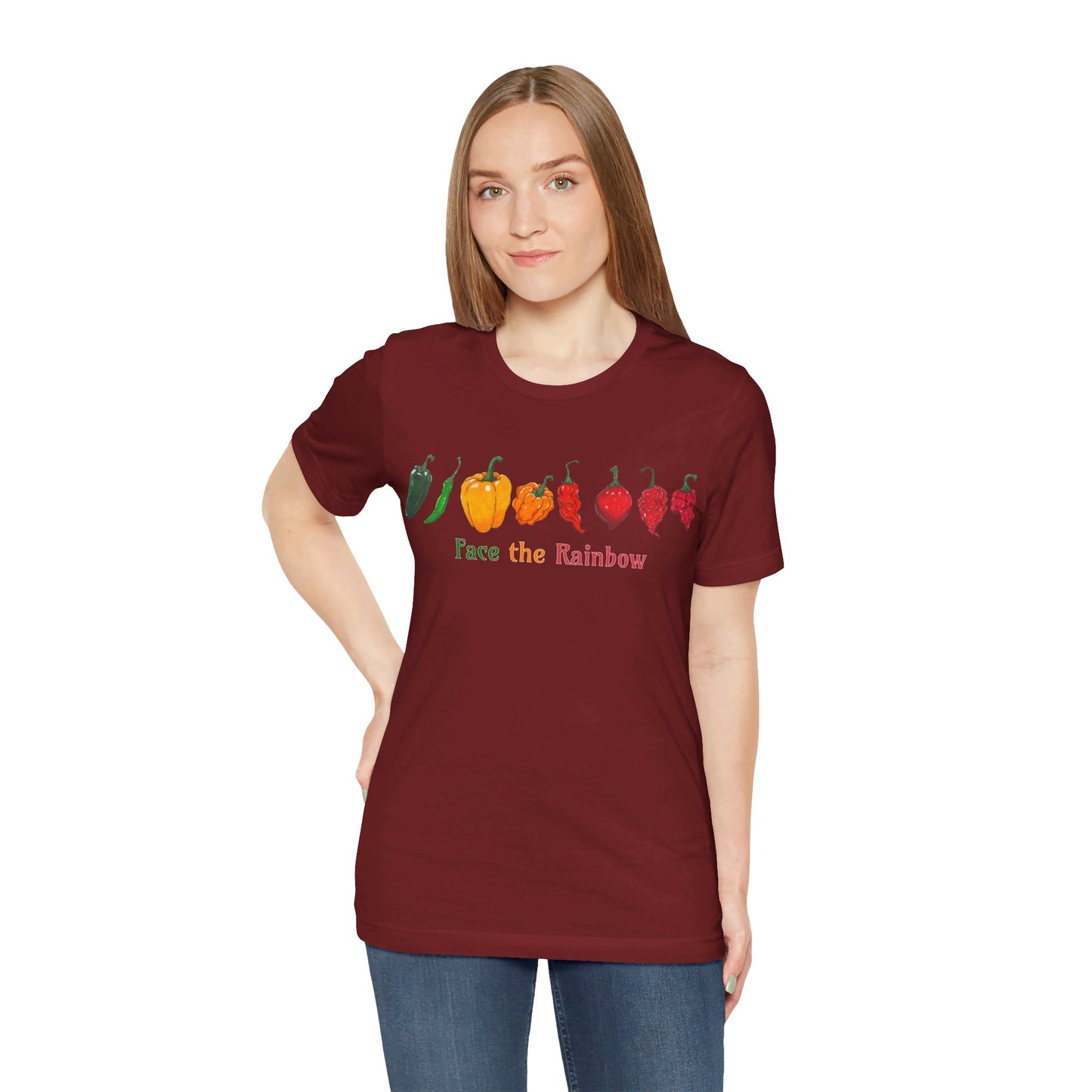 Face the Rainbow Hot Pepper T-Shirt