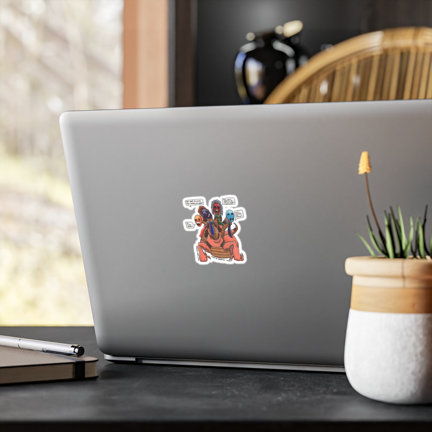 Monsters in my Project — Tangent Hydra Removable Sticker Decal