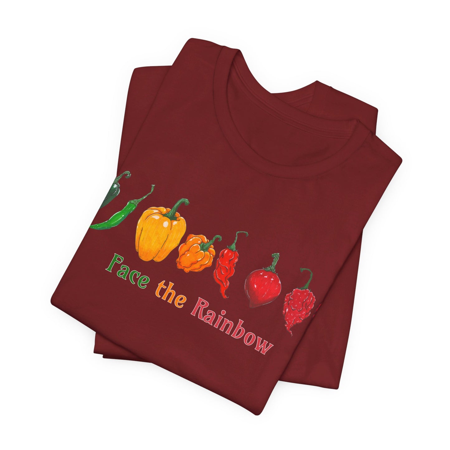 Face the Rainbow Hot Pepper T-Shirt