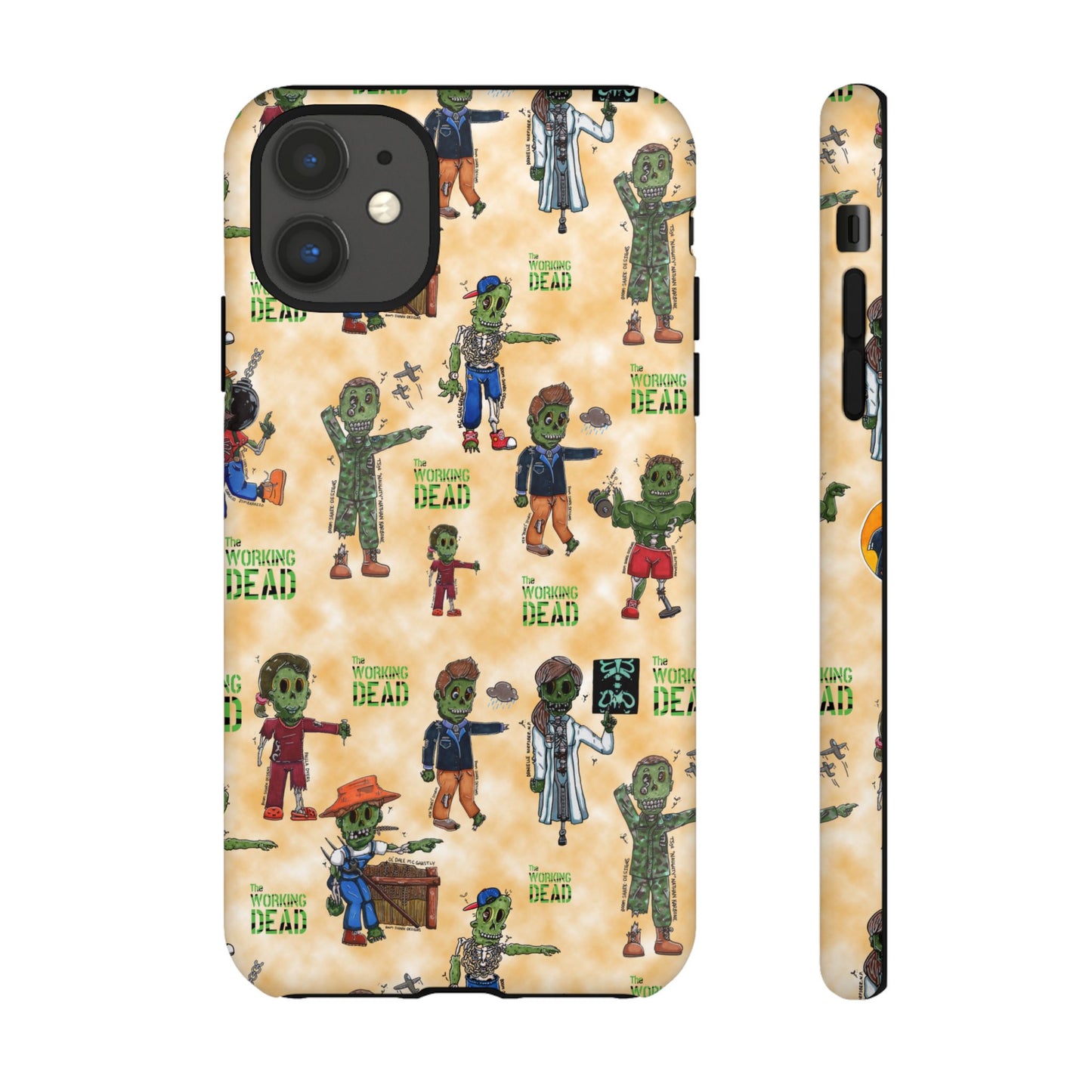 Orange Edition! The Working Dead Complete Series One Tough Case For Pixel, iPhone, and Samsung!