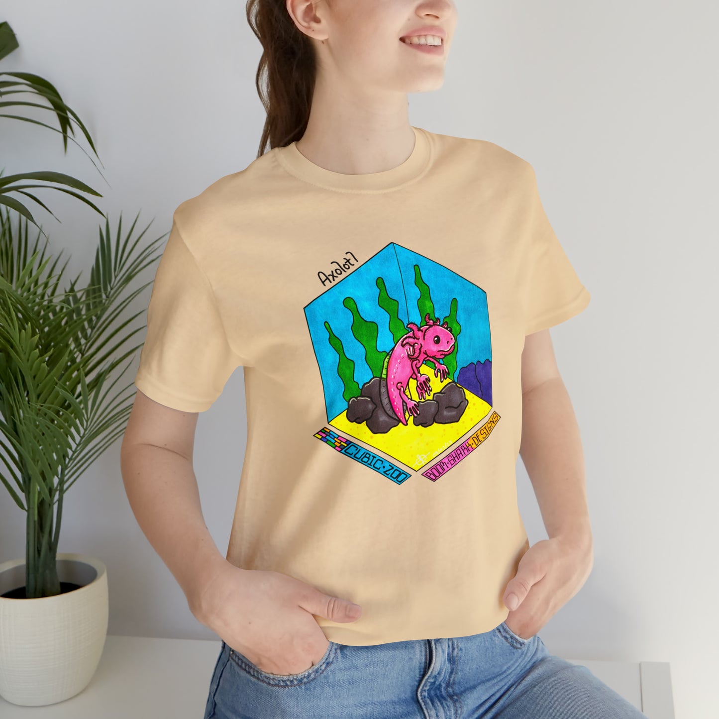 Cubic Zoo - Axolotl Tee