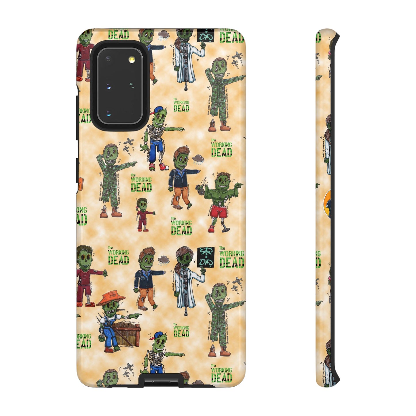 Orange Edition! The Working Dead Complete Series One Tough Case For Pixel, iPhone, and Samsung!