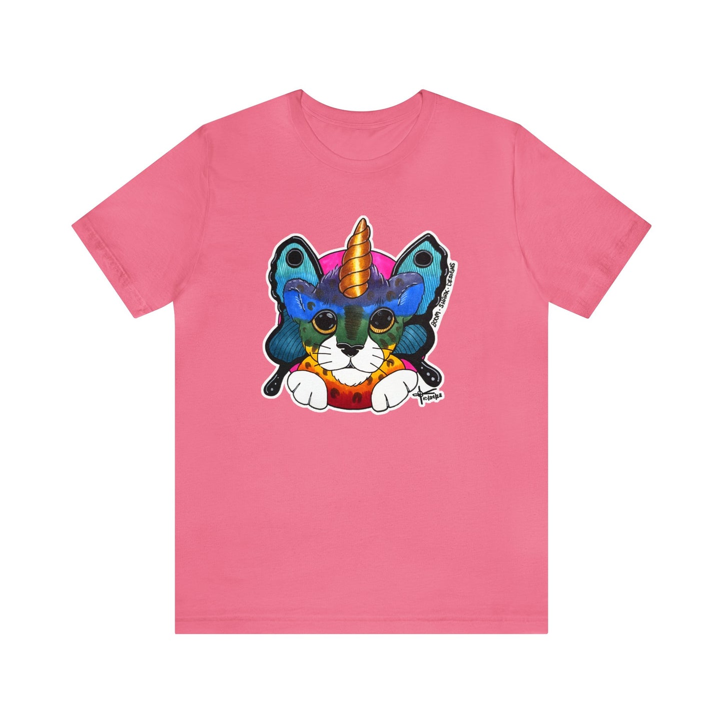 THE Rainbow Cheetah Unicorn Butterfly ADULT Tee
