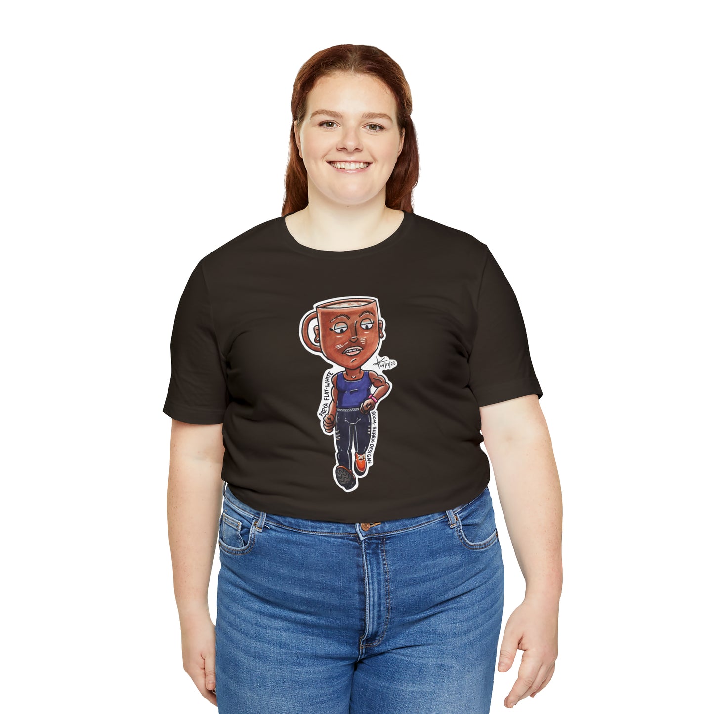 Brew Boos — Freya Flat White Tee