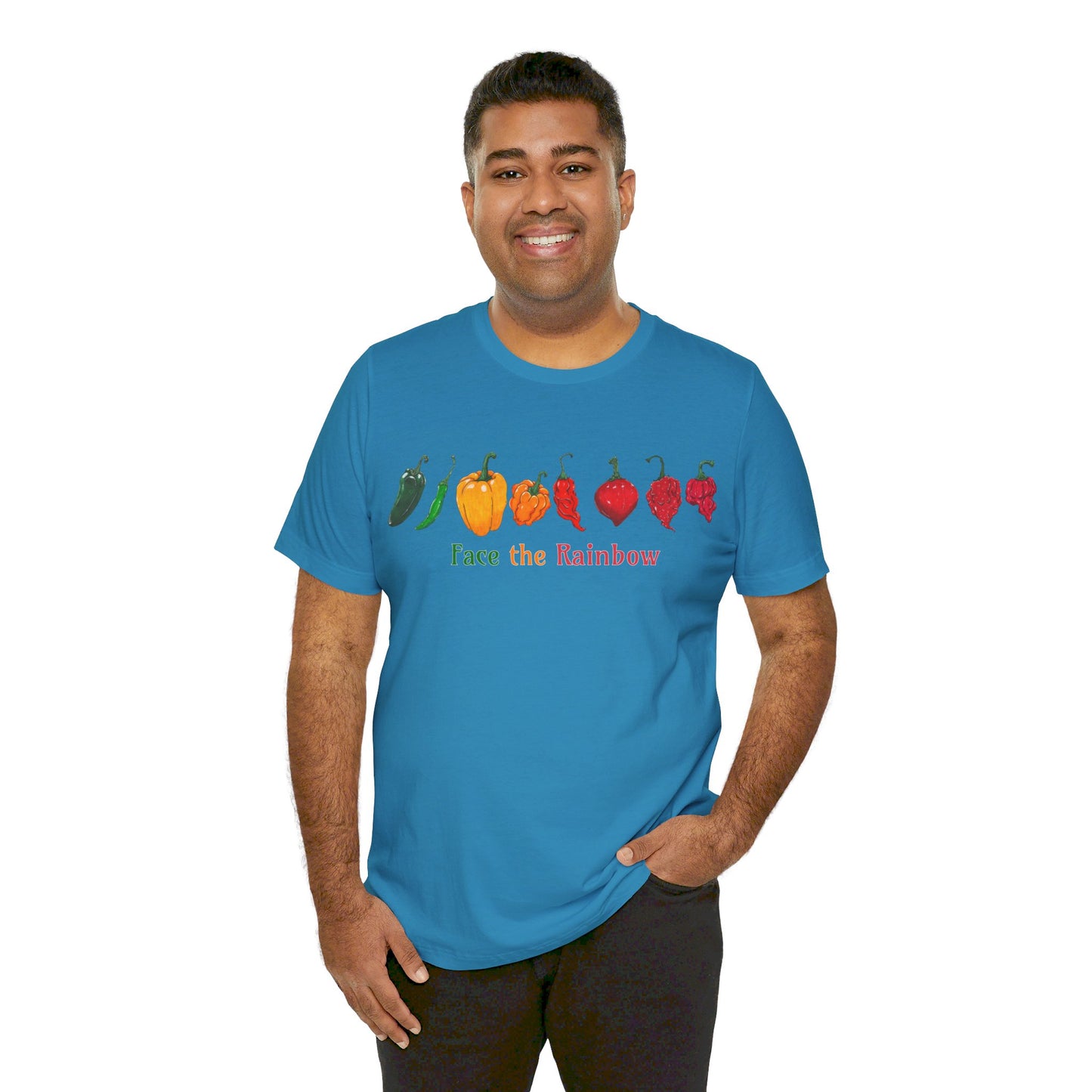 Face the Rainbow Hot Pepper T-Shirt