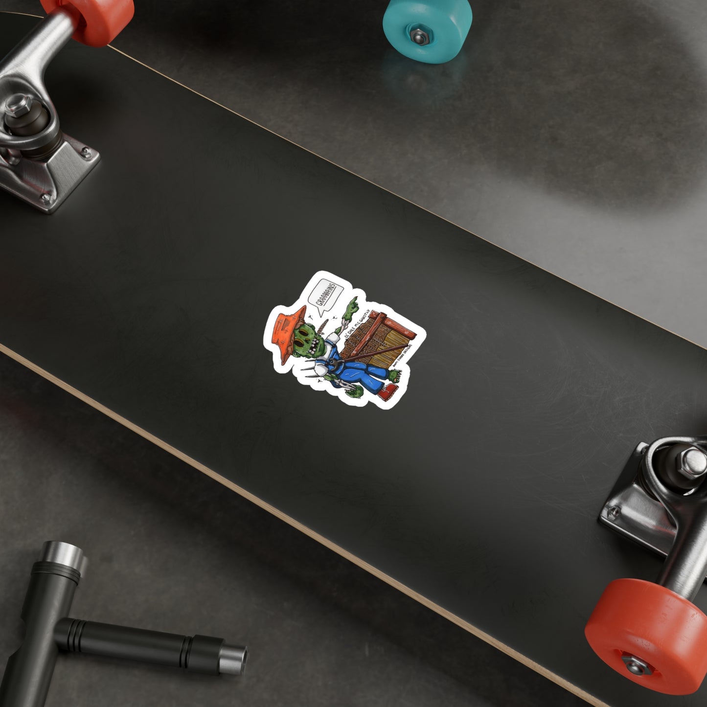 The Working Dead—Ol' Dale Mc Ghastly Removable Sticker Decal