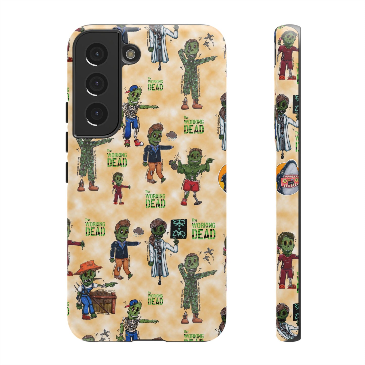 Orange Edition! The Working Dead Complete Series One Tough Case For Pixel, iPhone, and Samsung!