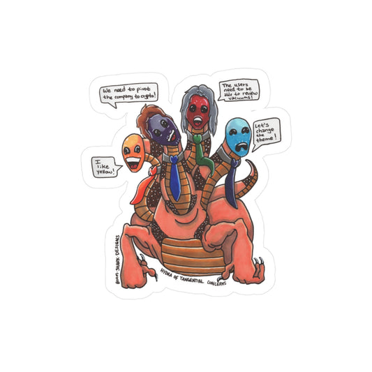 Monsters in my Project — Tangent Hydra Removable Sticker Decal