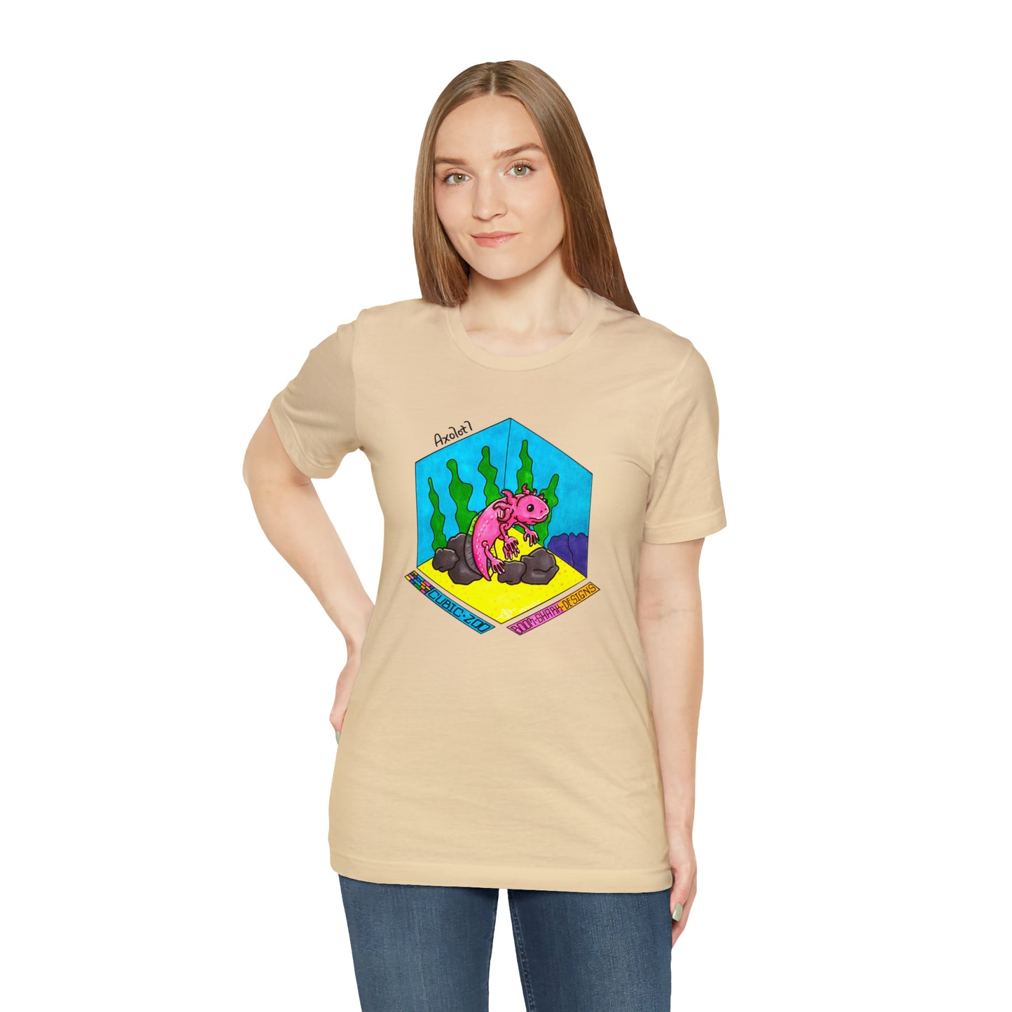 Cubic Zoo - Axolotl Tee