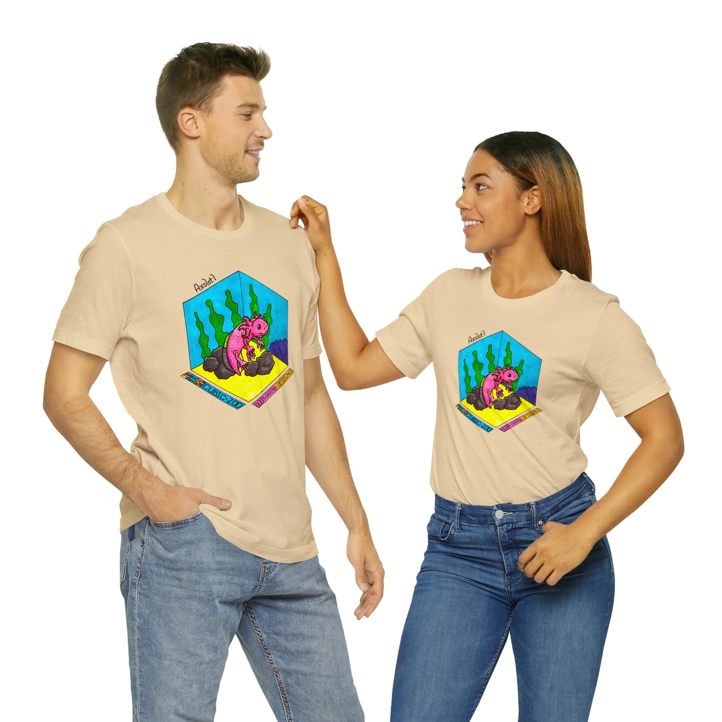 Cubic Zoo - Axolotl Tee