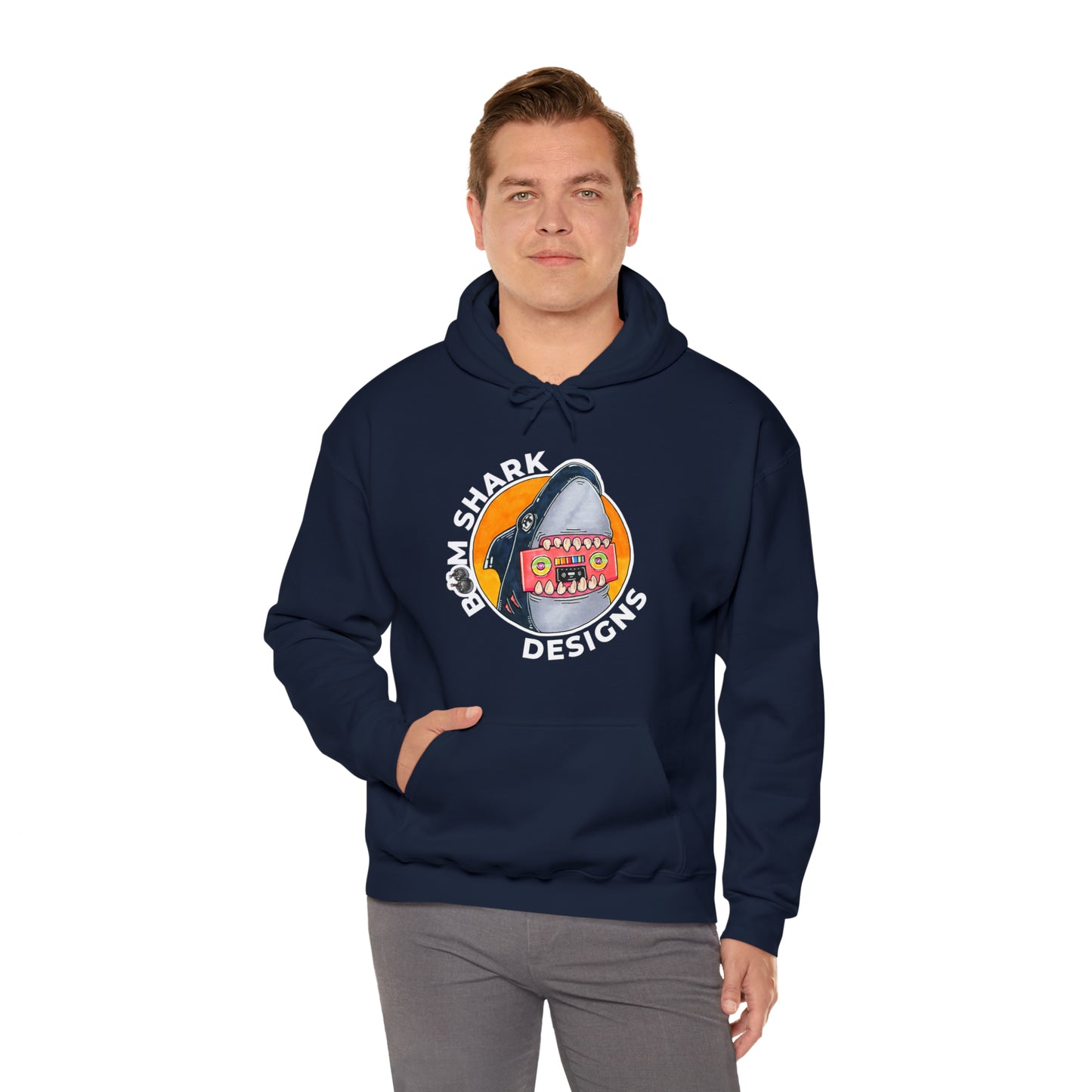 Boomer The Shark Hooded Sweatshirt