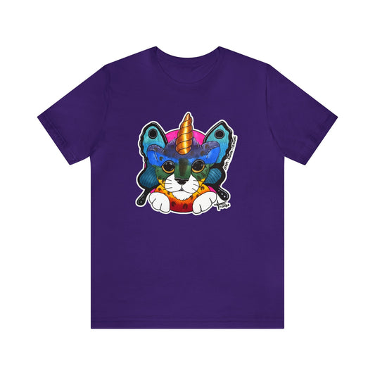 THE Rainbow Cheetah Unicorn Butterfly ADULT Tee